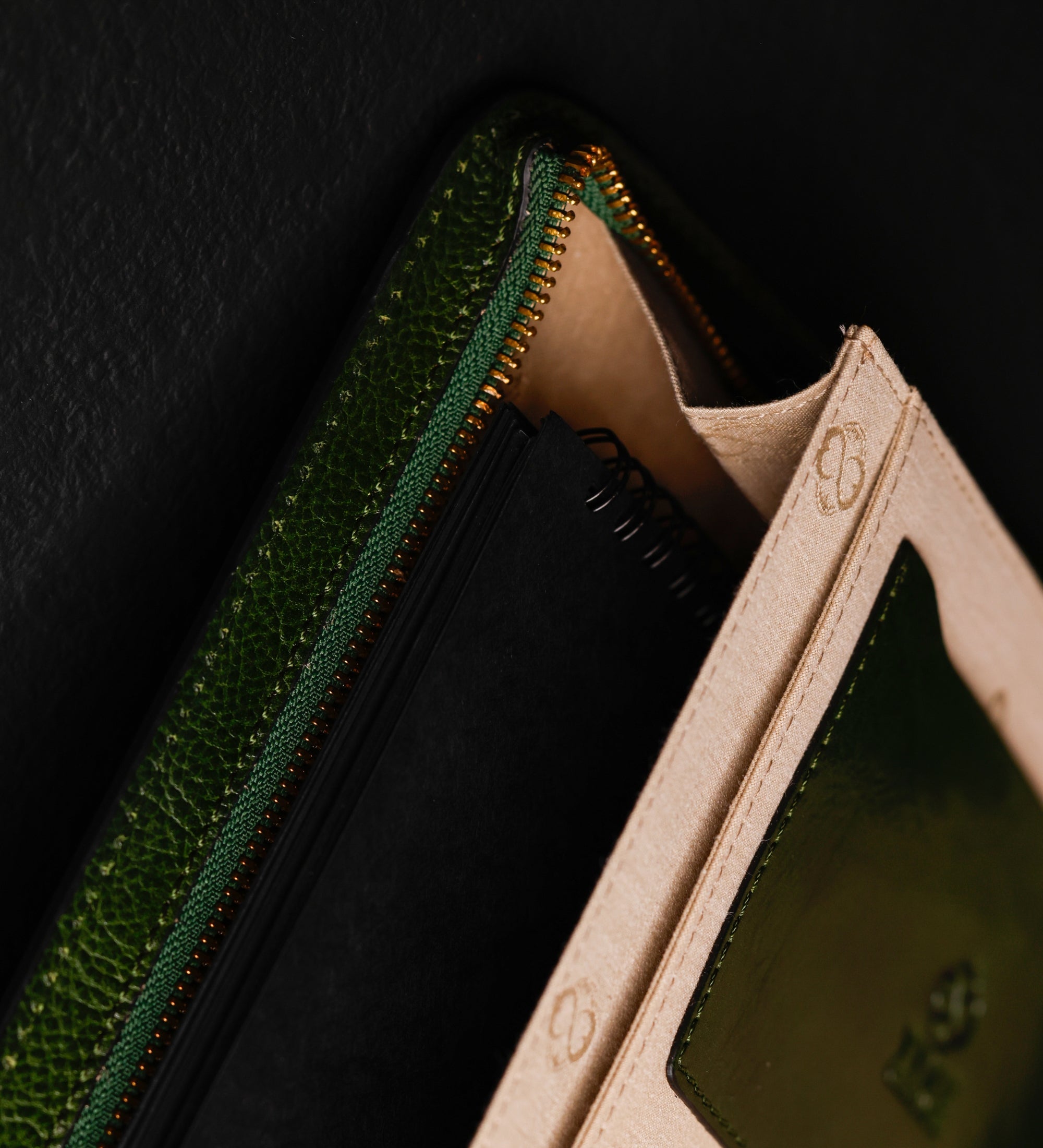 Damen Dokumentenmappe aus Leder im A4-Format - Candide