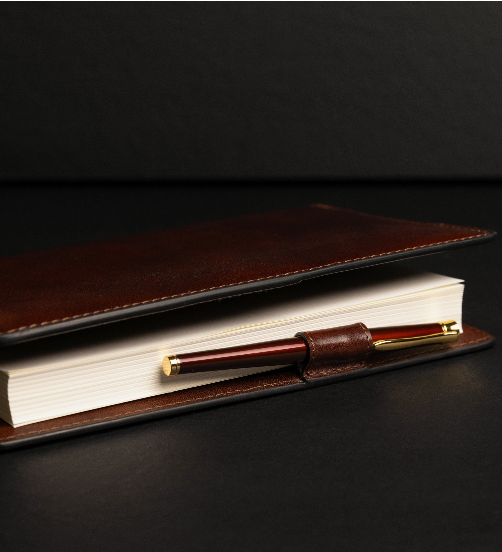 Tagebuch aus Leder mit nachfüllbarem A5-Notizblock - The Diary of a Nobody