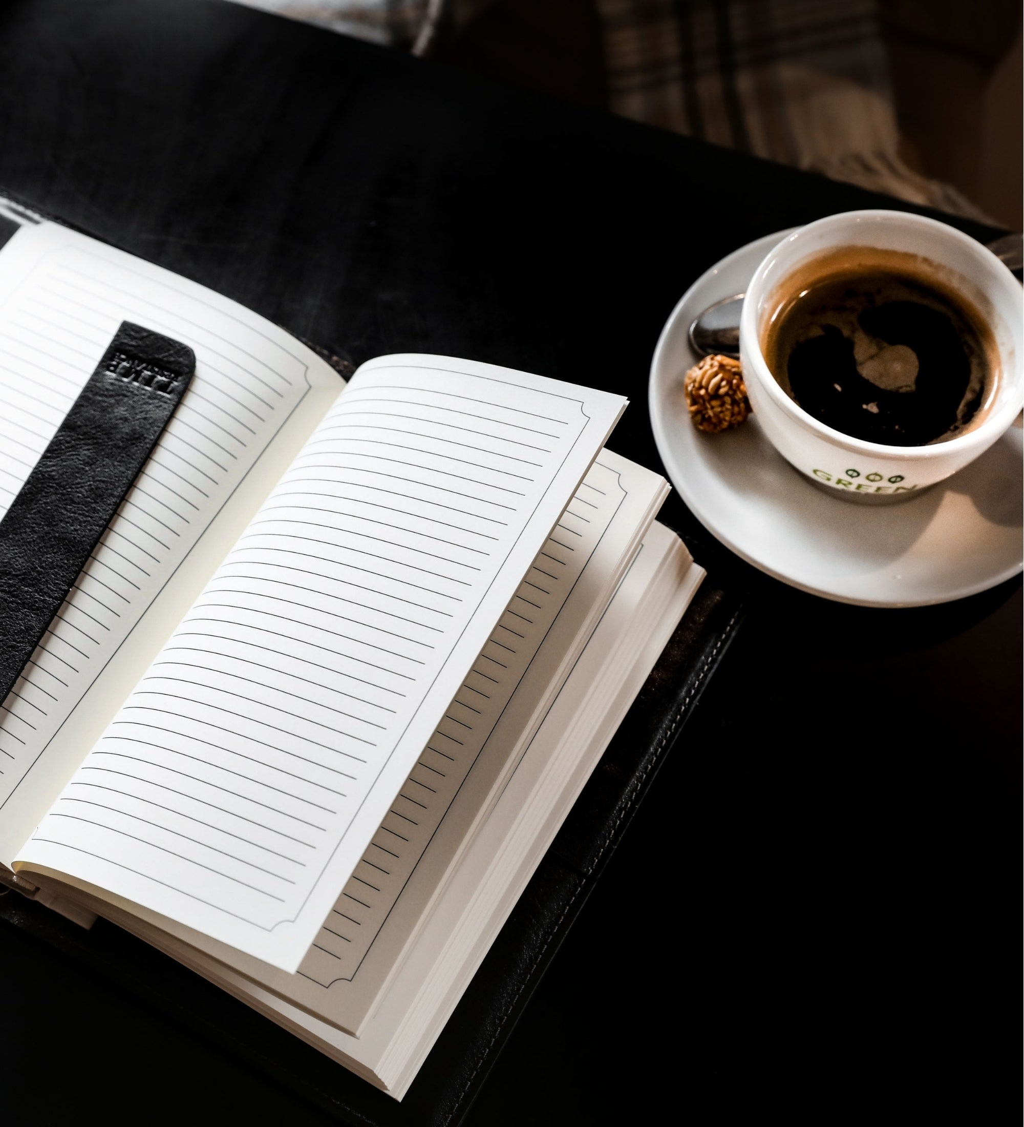 Tagebuch aus Leder mit nachfüllbarem A5-Notizblock - The Diary of a Nobody