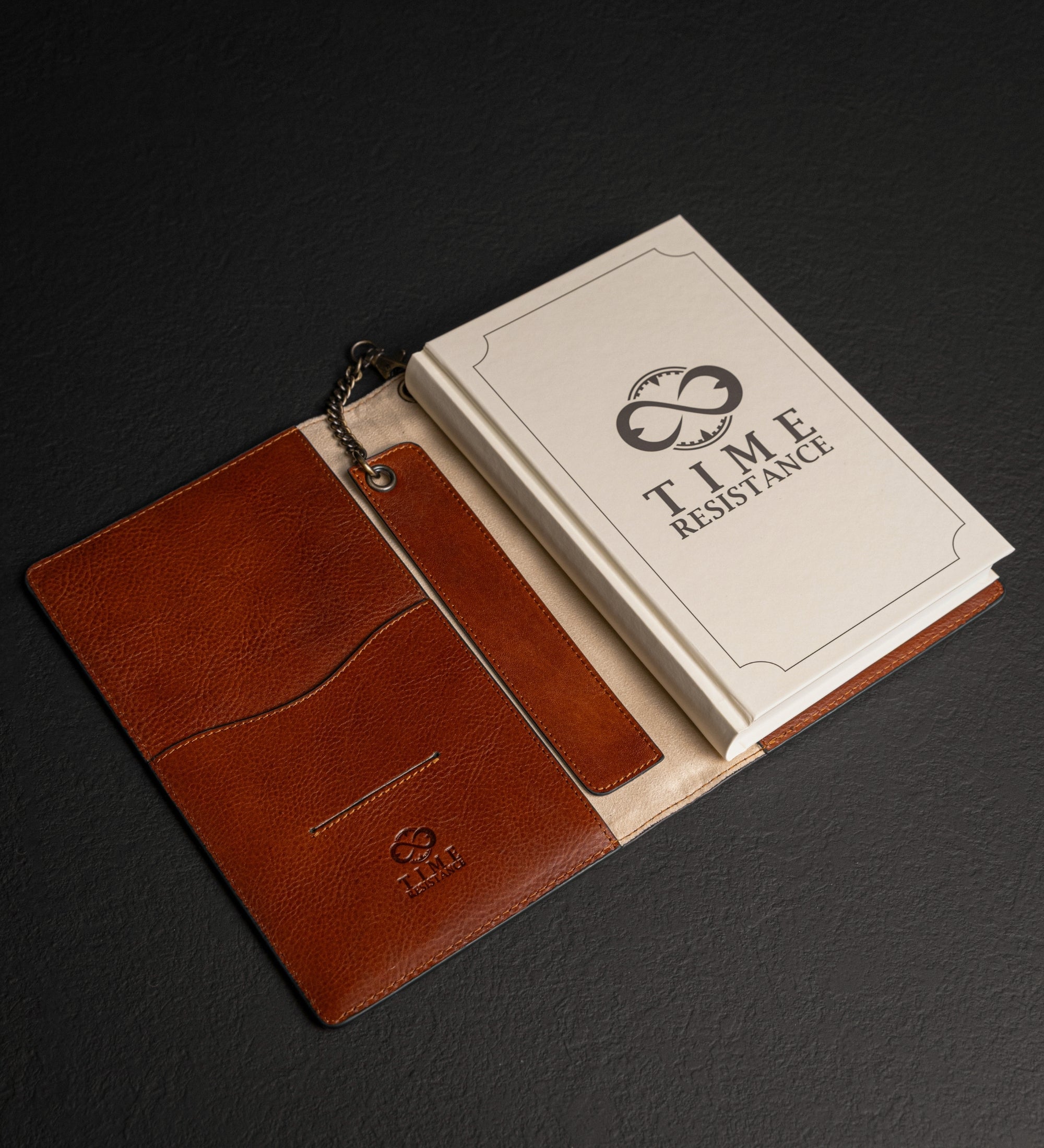 Tagebuch aus Leder für Damen mit nachfüllbarem A5-Notizblock - The Diary of a Nobody