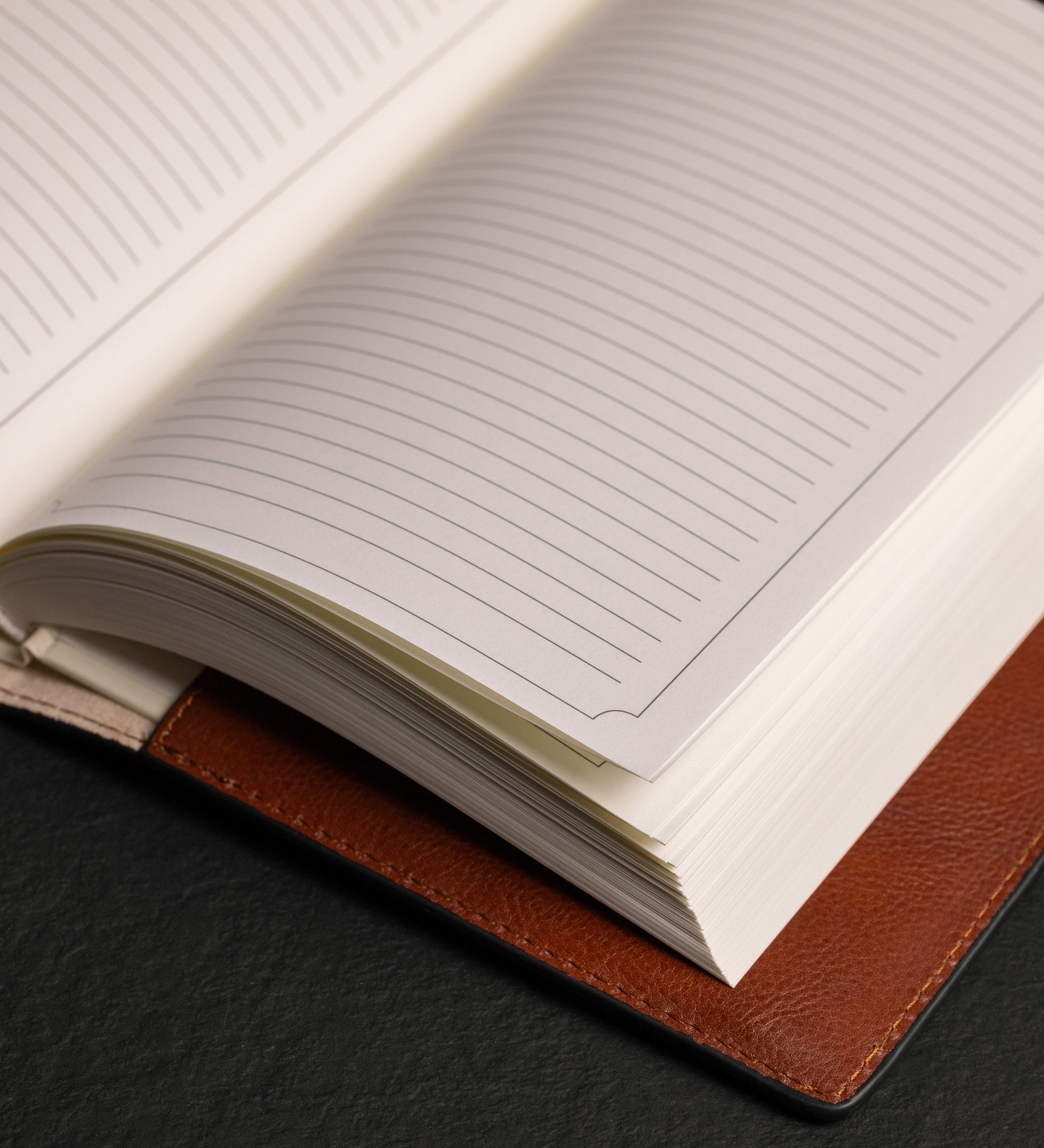 Tagebuch aus Leder mit nachfüllbarem A5-Notizblock - The Diary of a Nobody