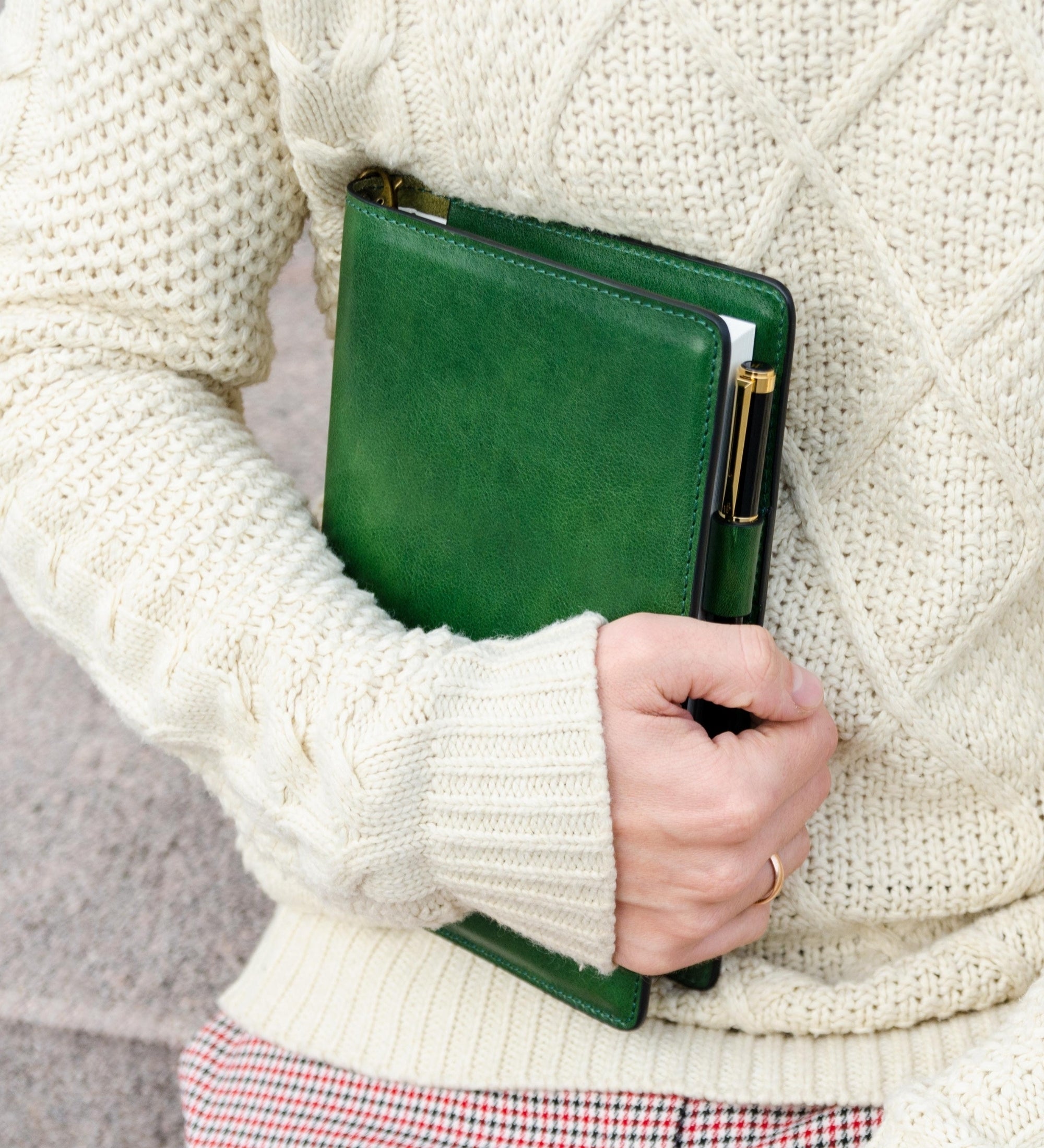 Tagebuch aus Leder mit nachfüllbarem A5-Notizblock - The Diary of a Nobody