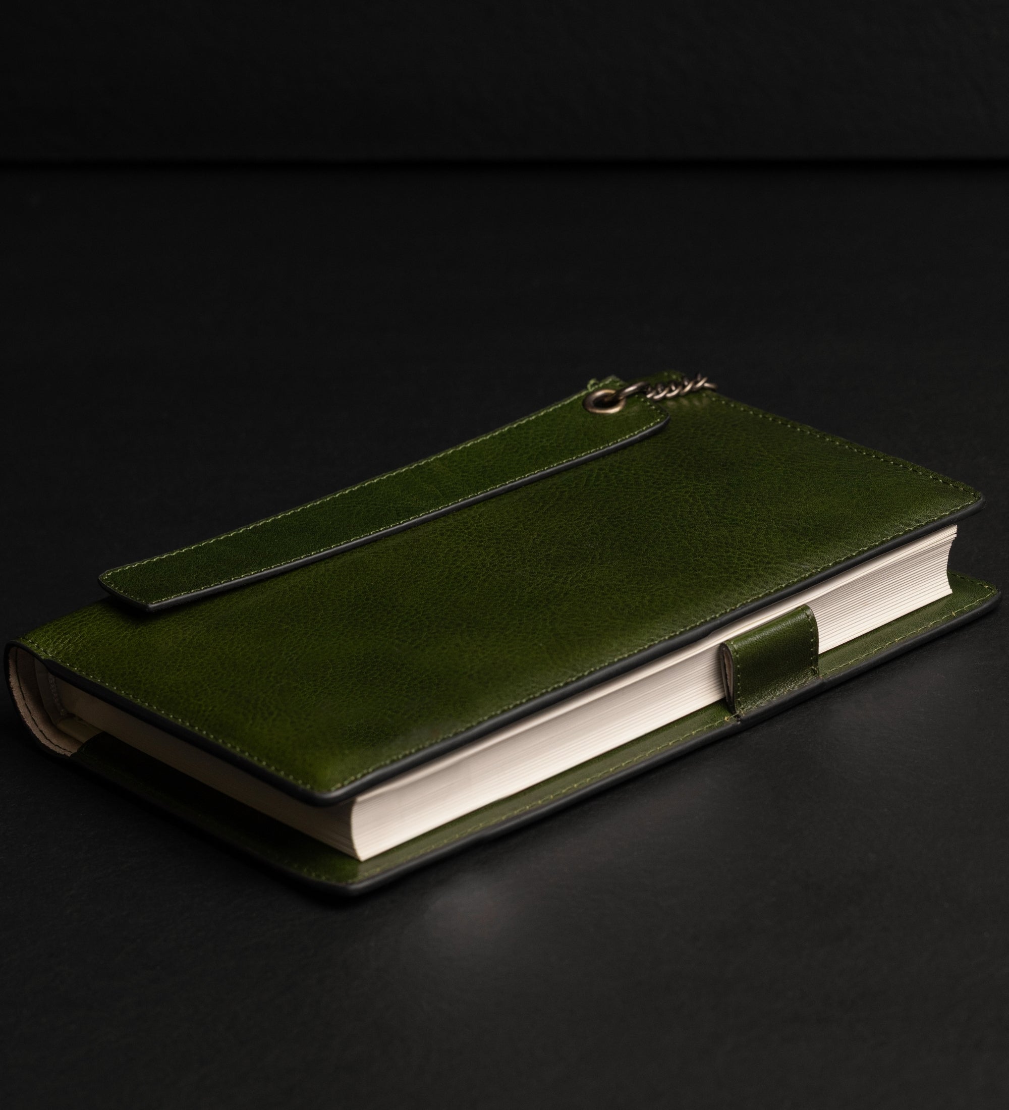 Tagebuch aus Leder für Damen mit nachfüllbarem A5-Notizblock - The Diary of a Nobody