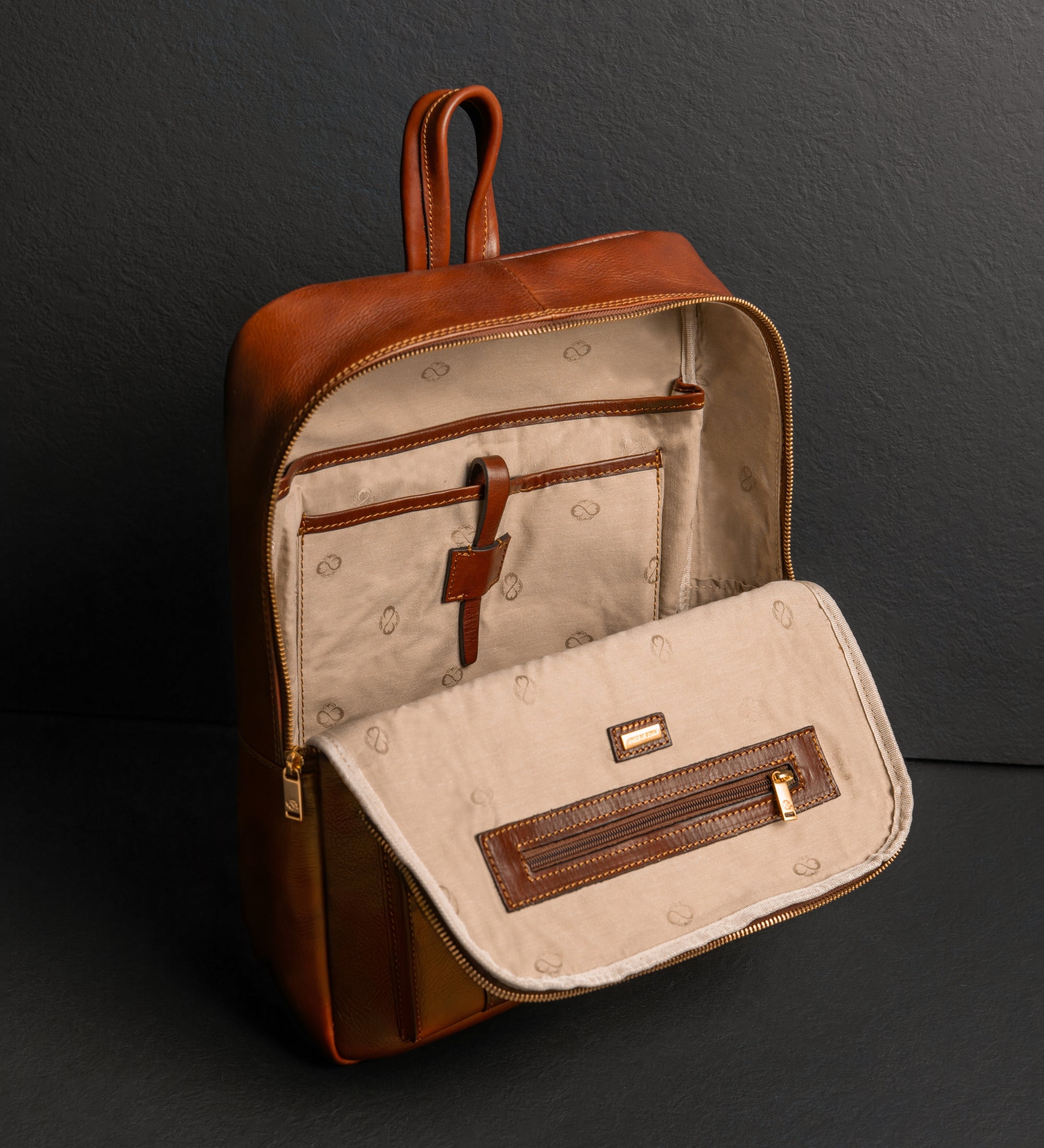 Damen Rucksack Reisetasche aus Leder - The Divine Comedy