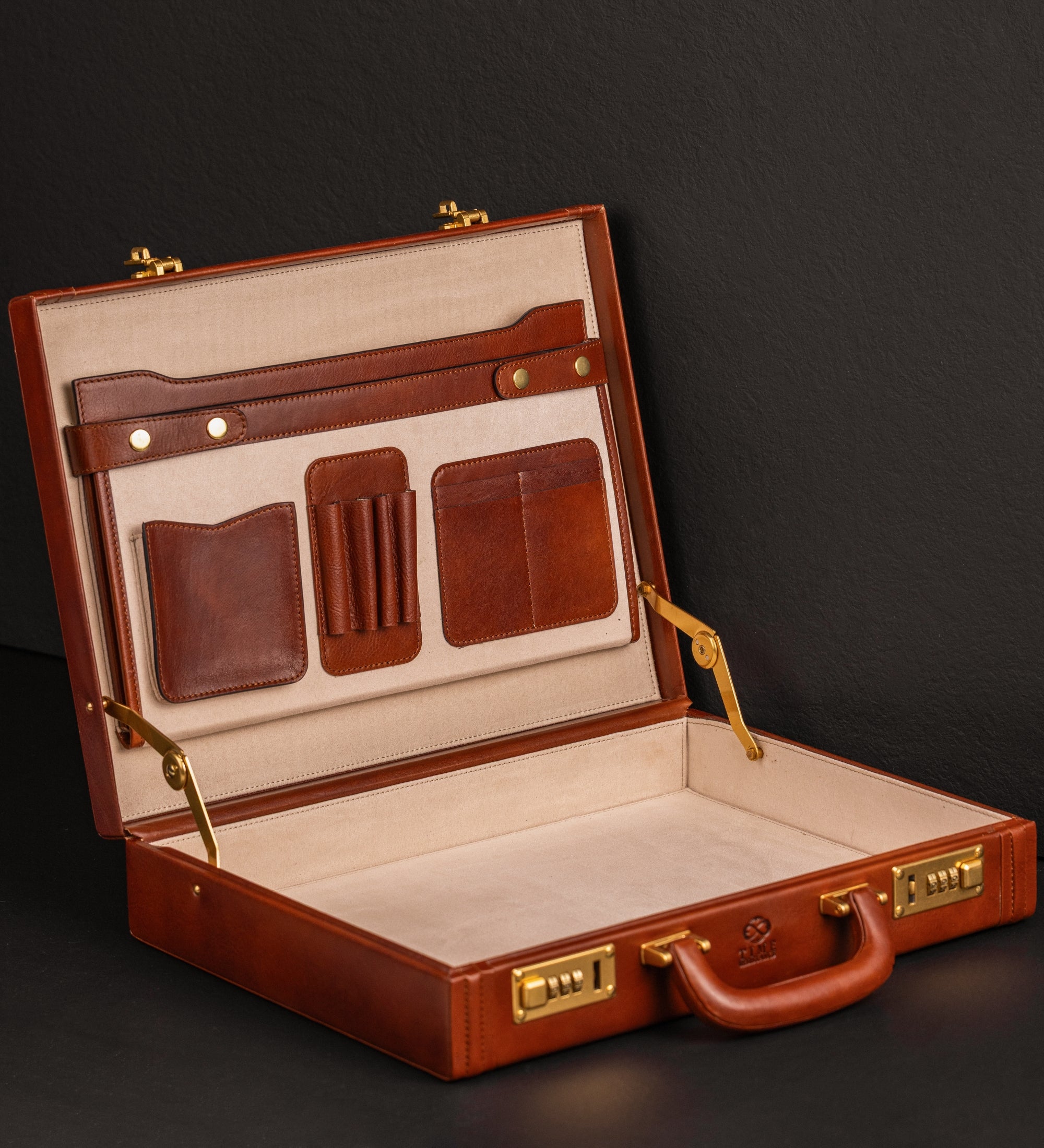 Attaché-Aktentasche aus Leder - Fatherland