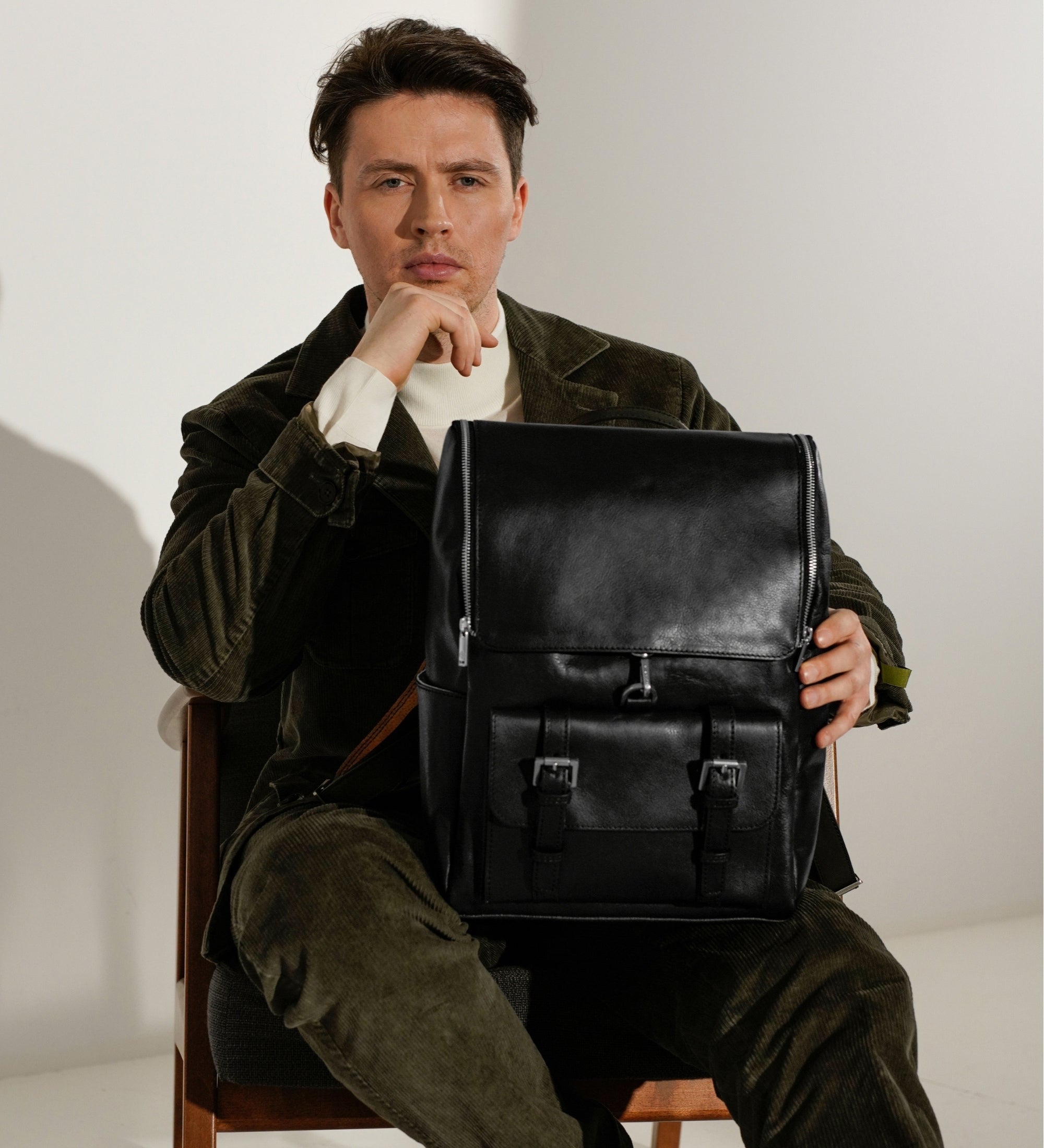 Großer Rucksack aus Leder - The Odyssey
