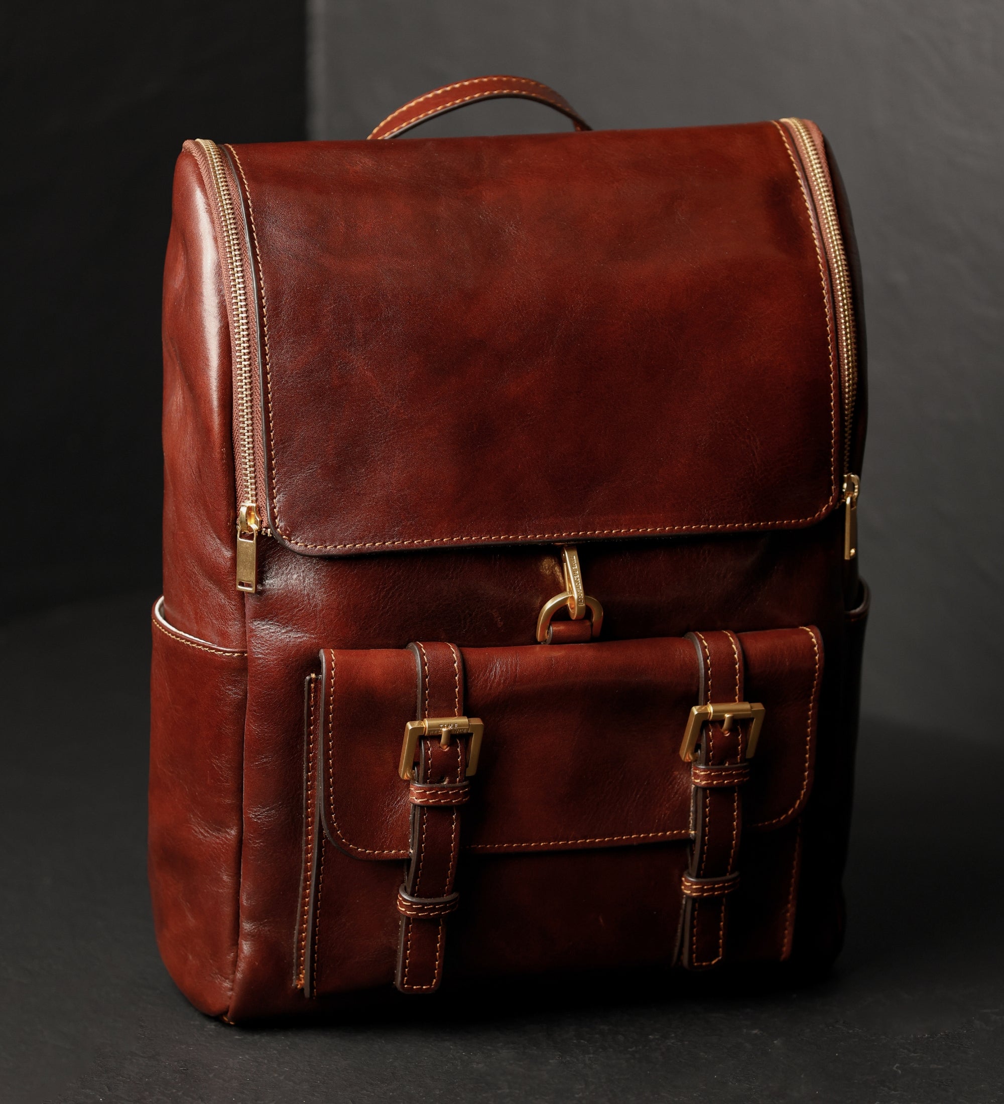 Großer Rucksack aus Leder für Damen - The Odyssey