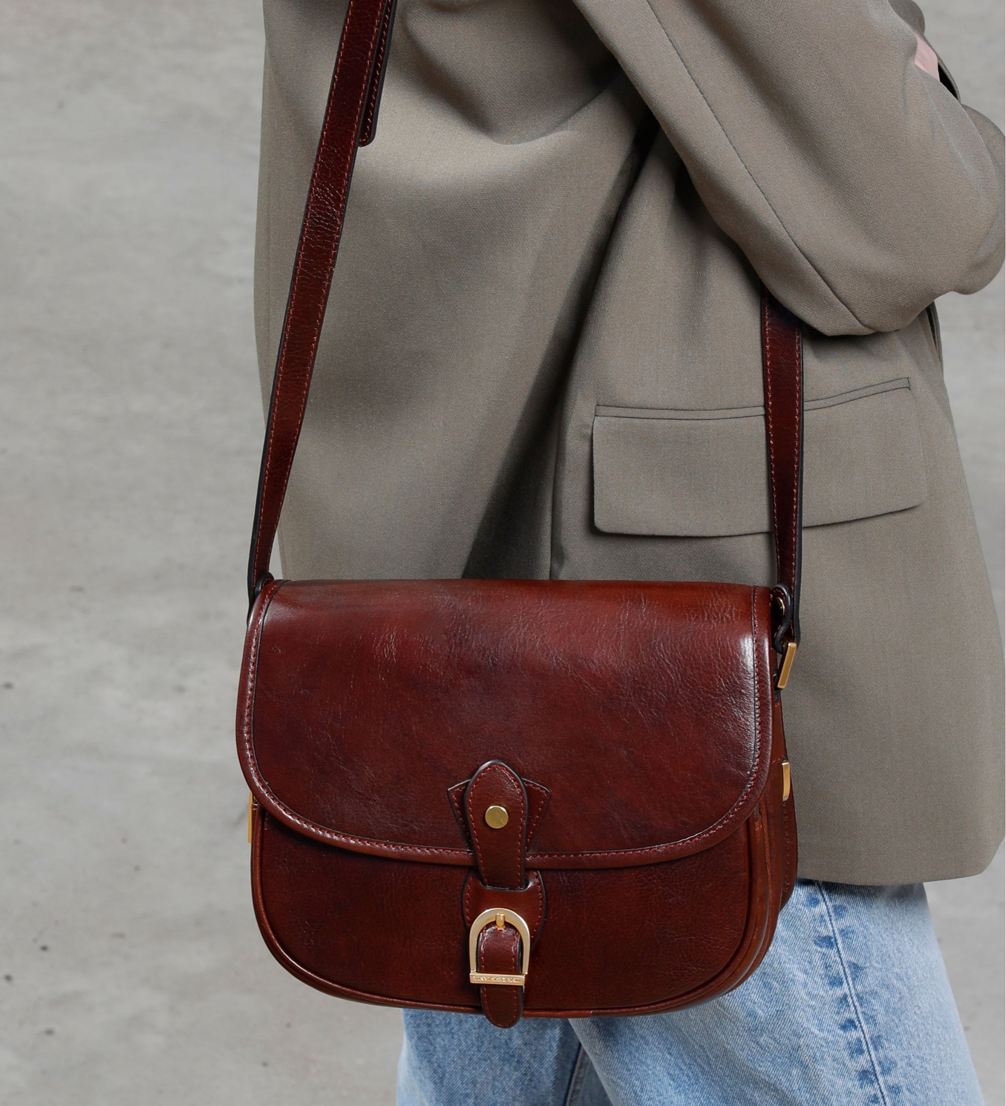 Satteltasche aus Leder für Damen - Women In Love