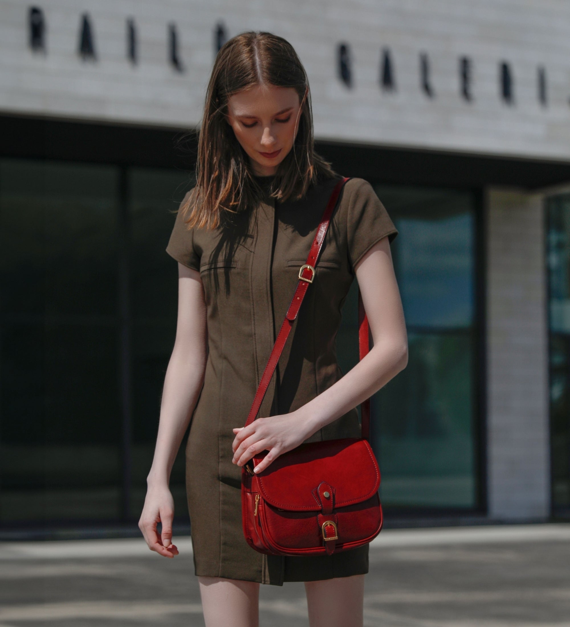 Satteltasche aus Leder für Damen - Women In Love