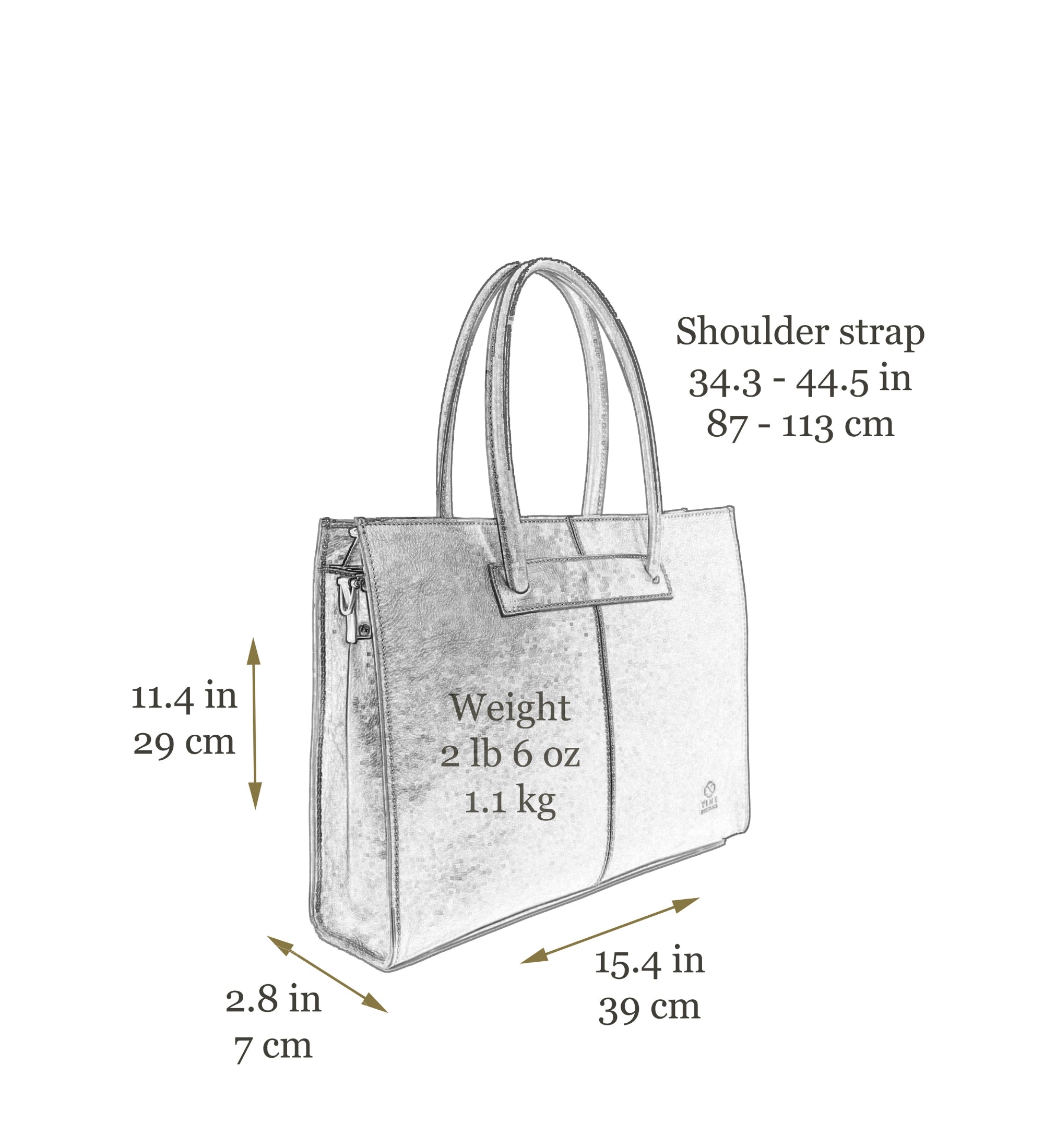 Damen Handtasche Tragetasche Schultertasche aus Leder - Anna Karenina