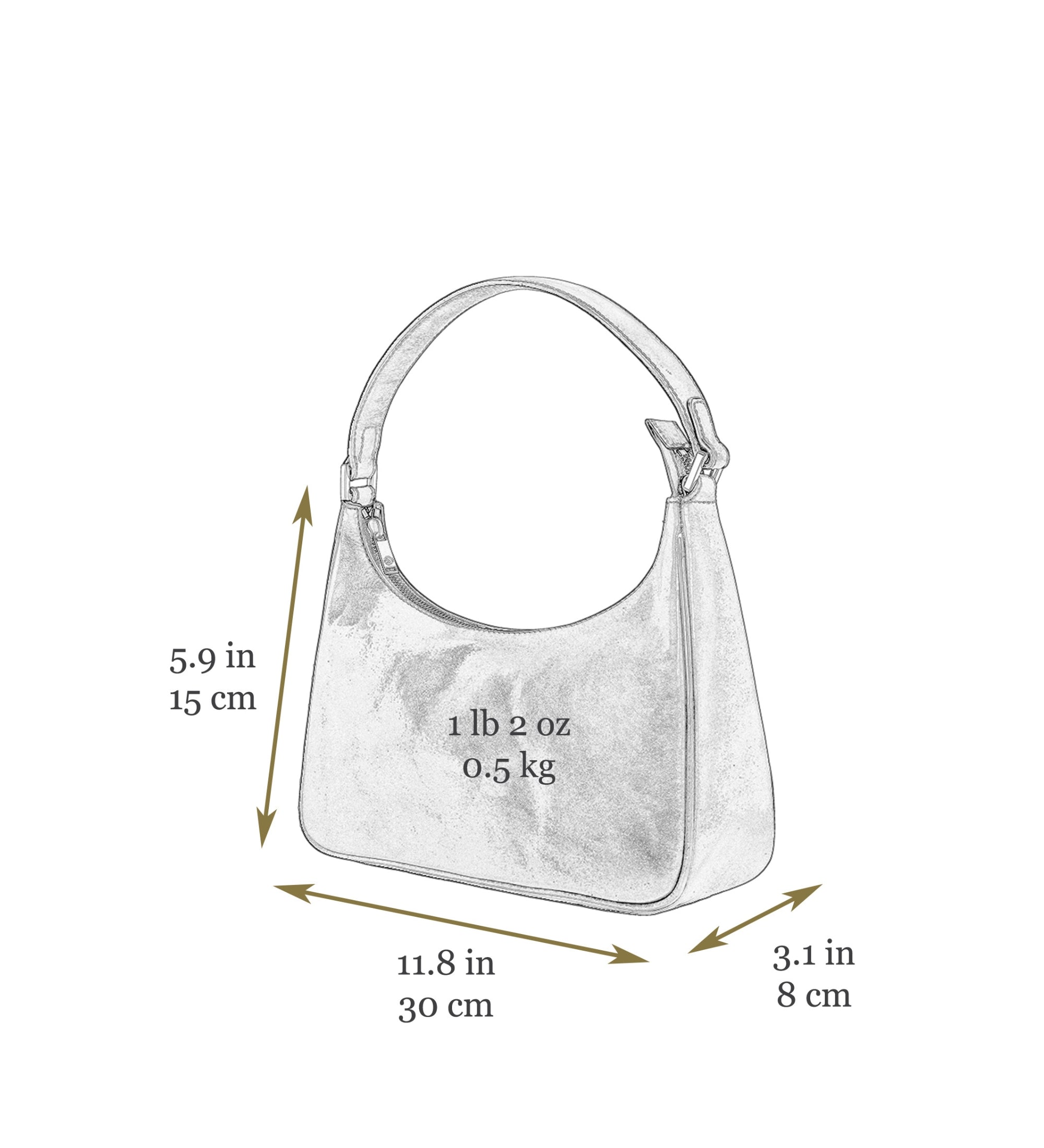 Hobo-Tasche aus Leder für Damen - The Bluest Eye