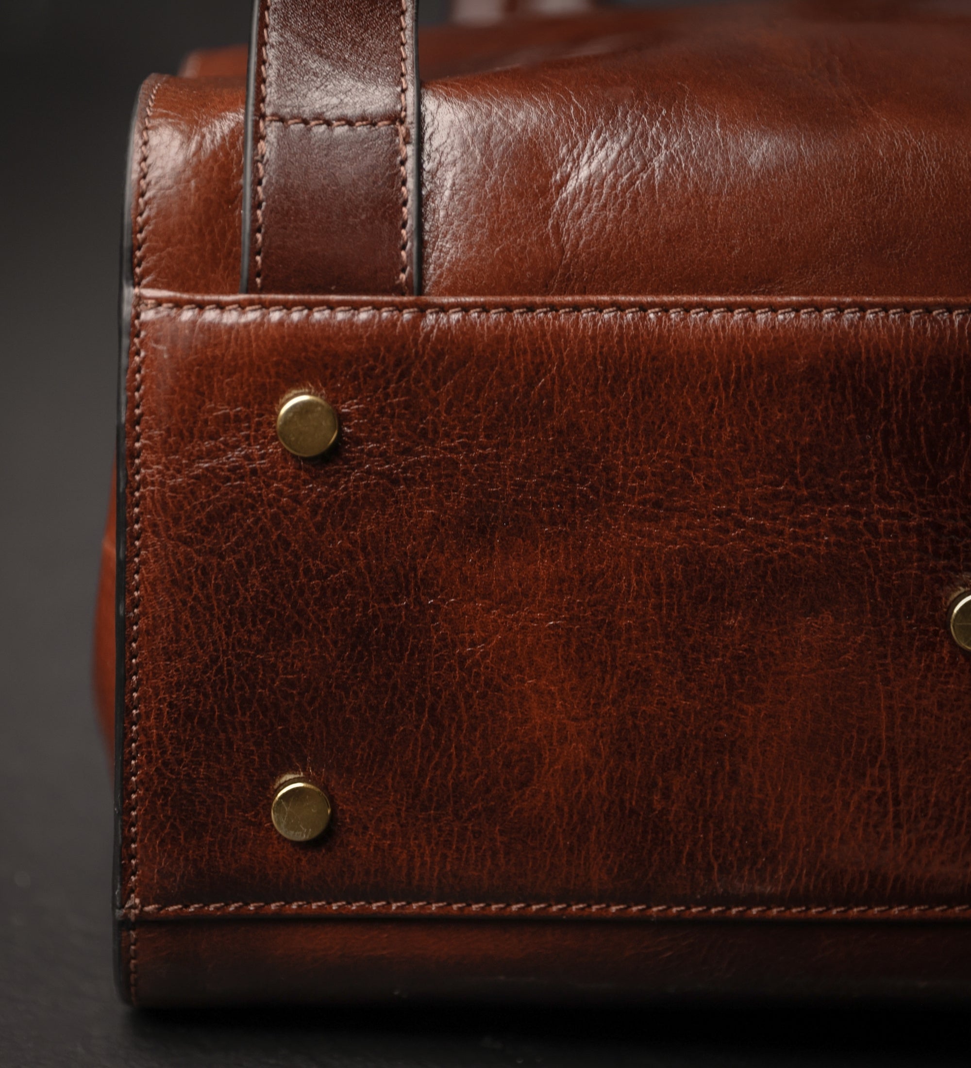 Rucksack aus Leder - A Brief Story of Time