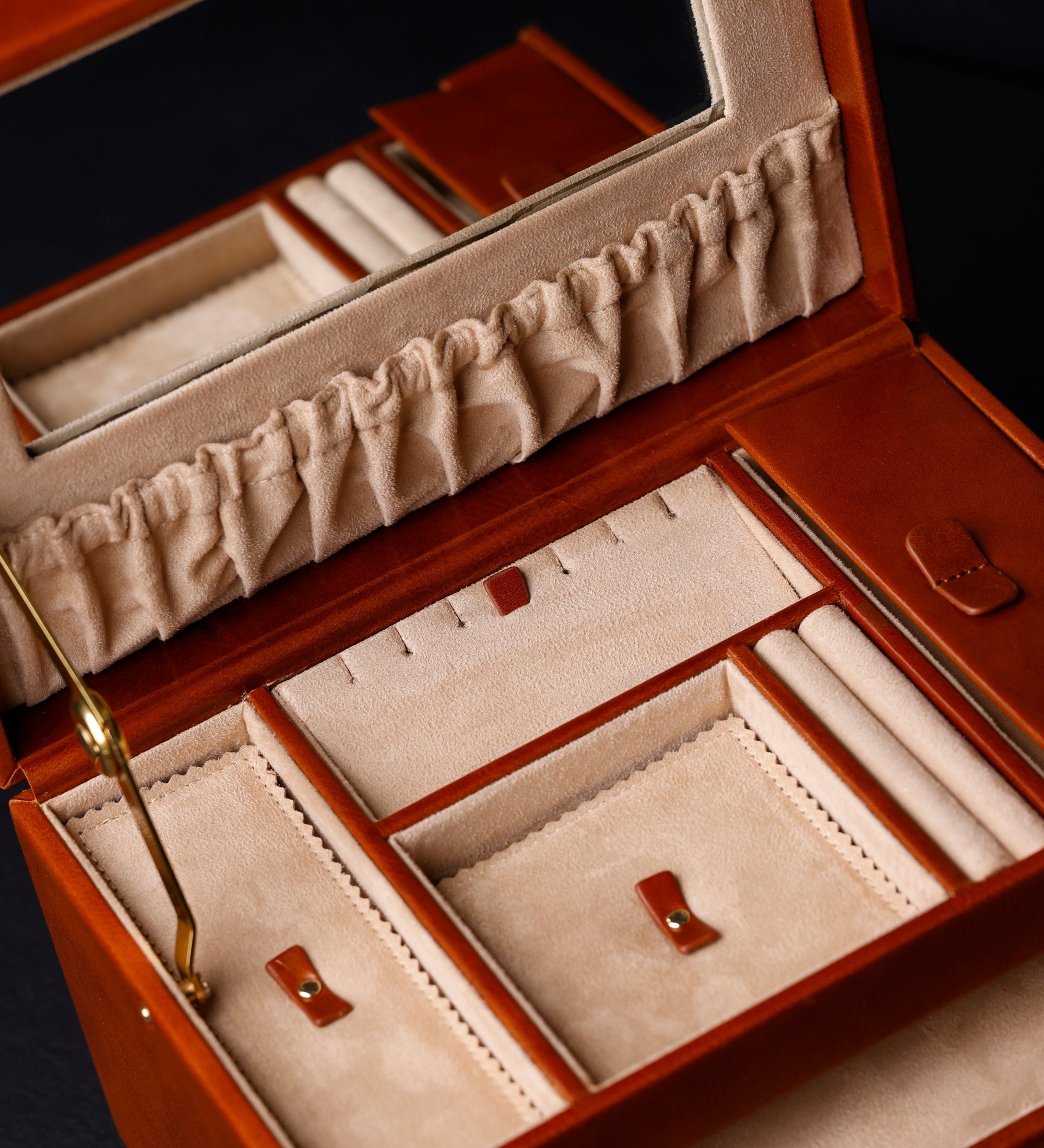 Großes Schmuckkästchen aus Leder für Damen - The Portrait of a Lady