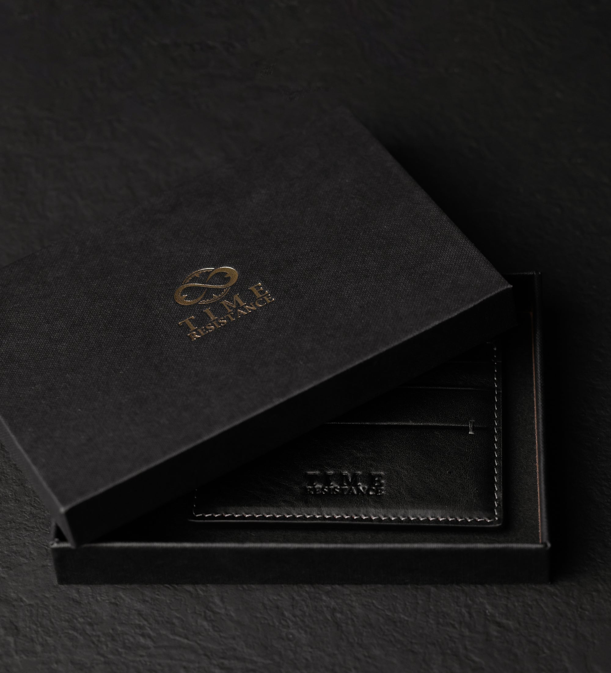 Kreditkartenetui aus Leder, Visitenkartenetui - Fireflies