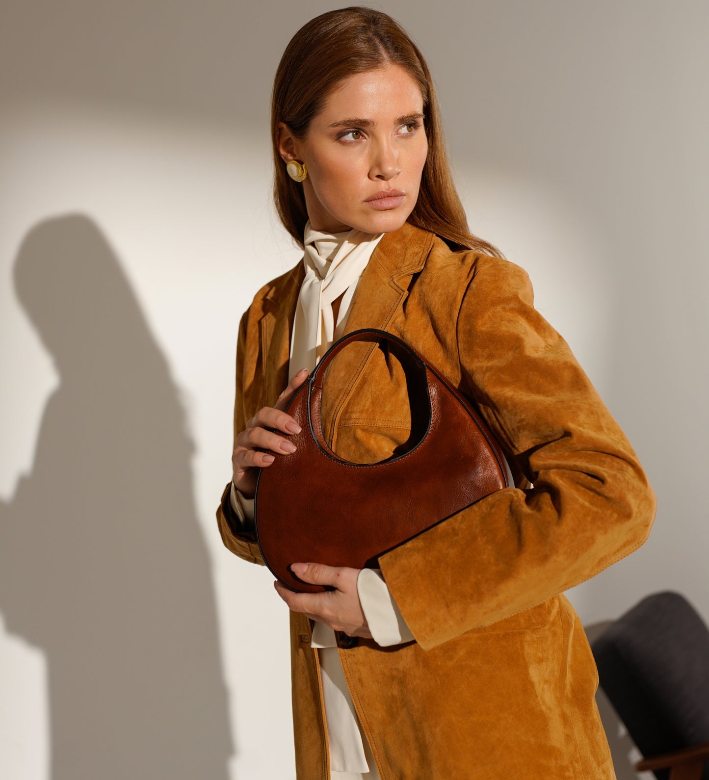 Moon Handtasche aus Leder für Damen - The Moonstone