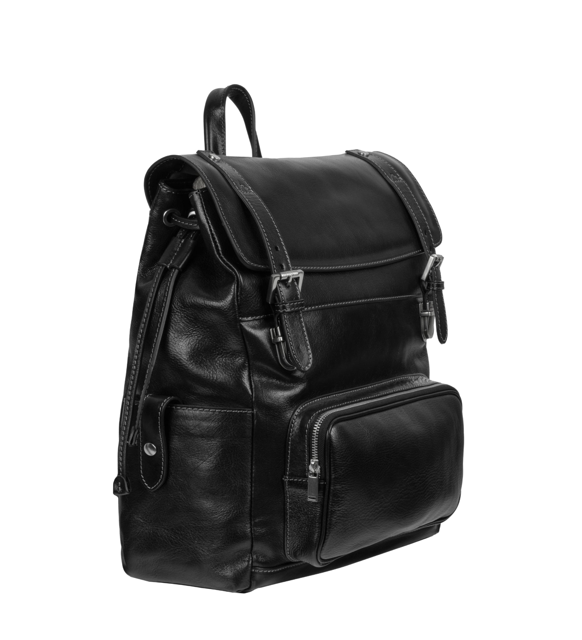 Rucksack aus Leder - The Good Earth