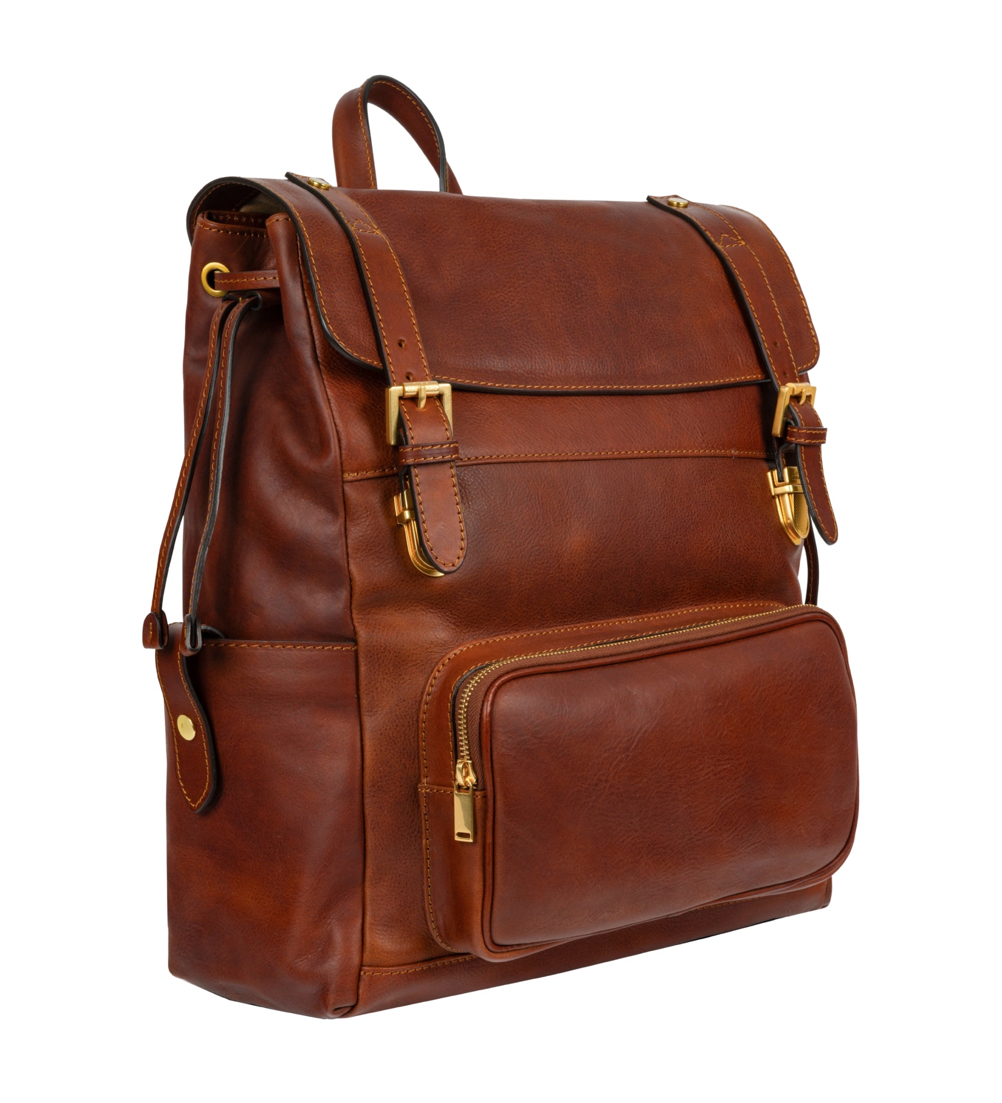 Rucksack aus Leder - The Good Earth