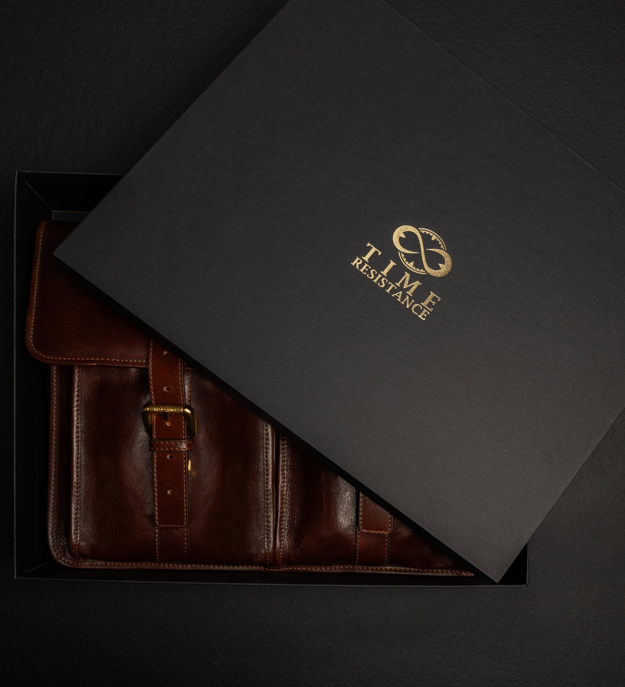 Aktentasche Umhängetasche aus Leder - The Time Machine