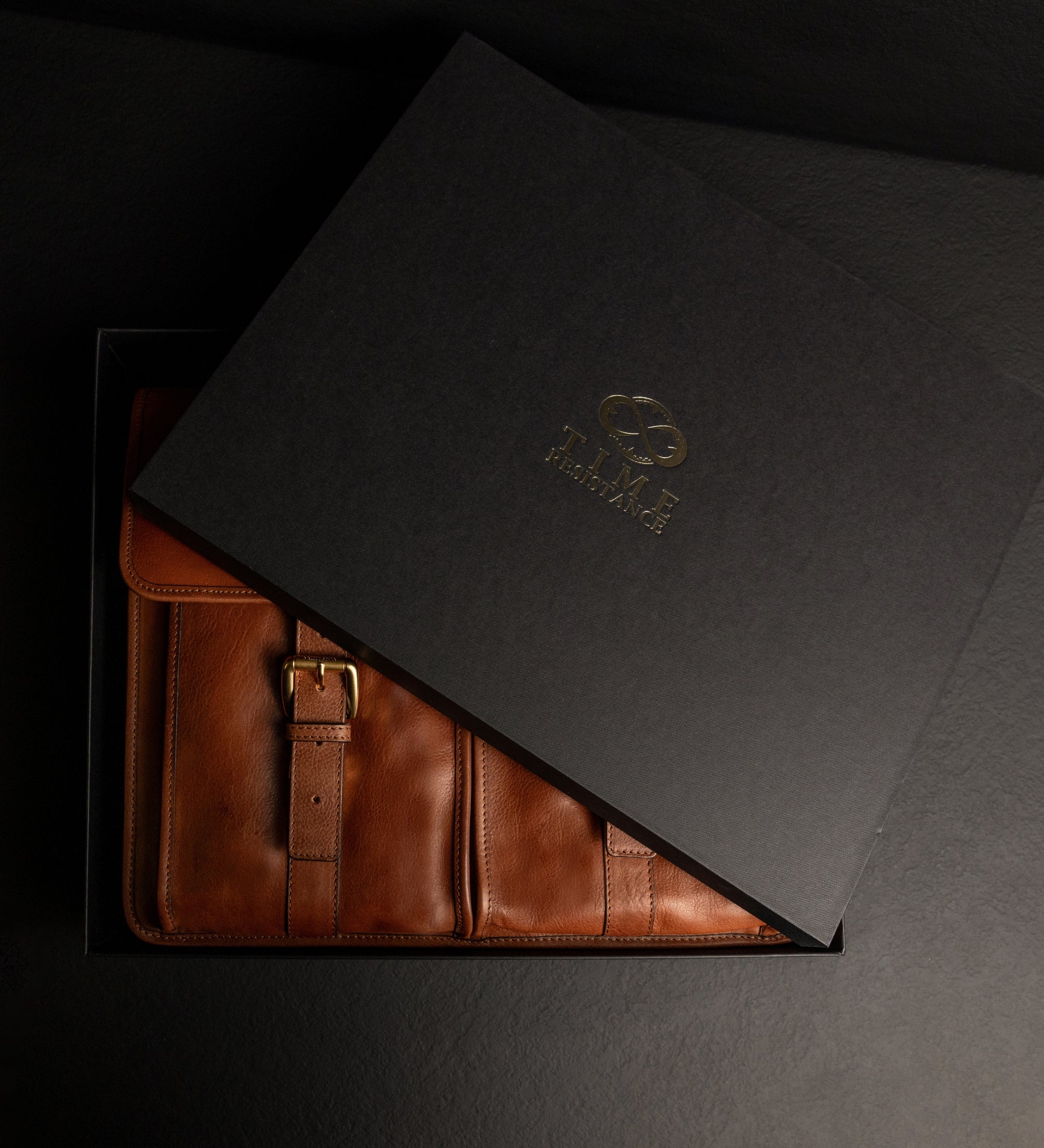 Aktentasche Umhängetasche aus Leder - The Time Machine