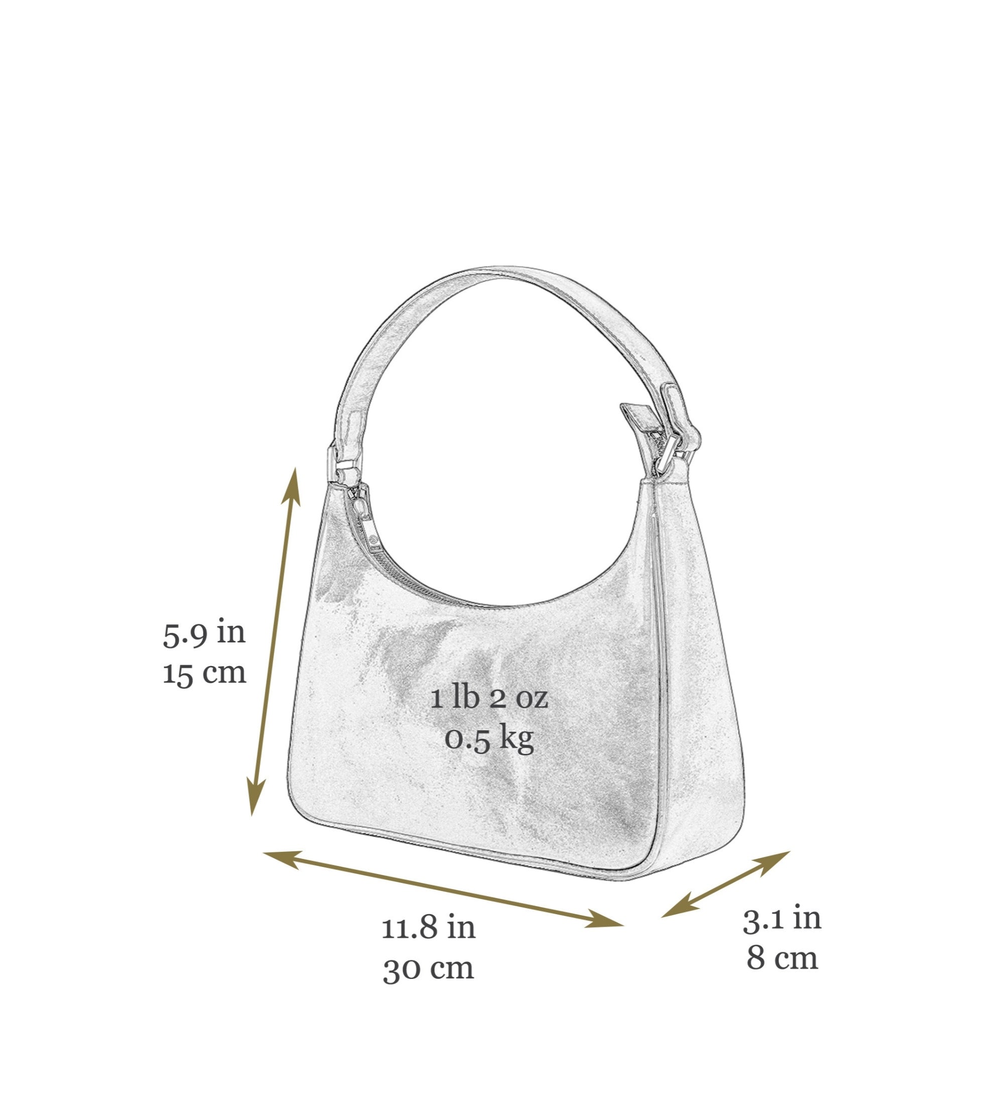Hobo-Tasche aus Leder für Damen - The Bluest Eye