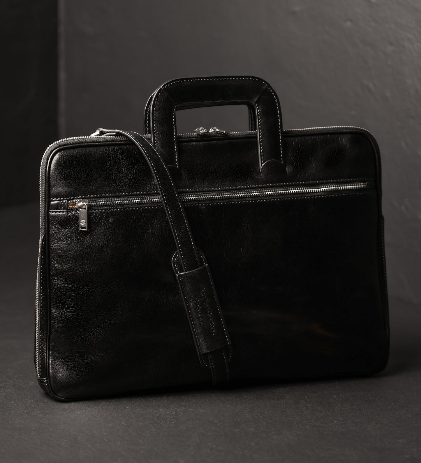 Aktentasche aus Leder für Damen, Laptoptasche - Brave New World