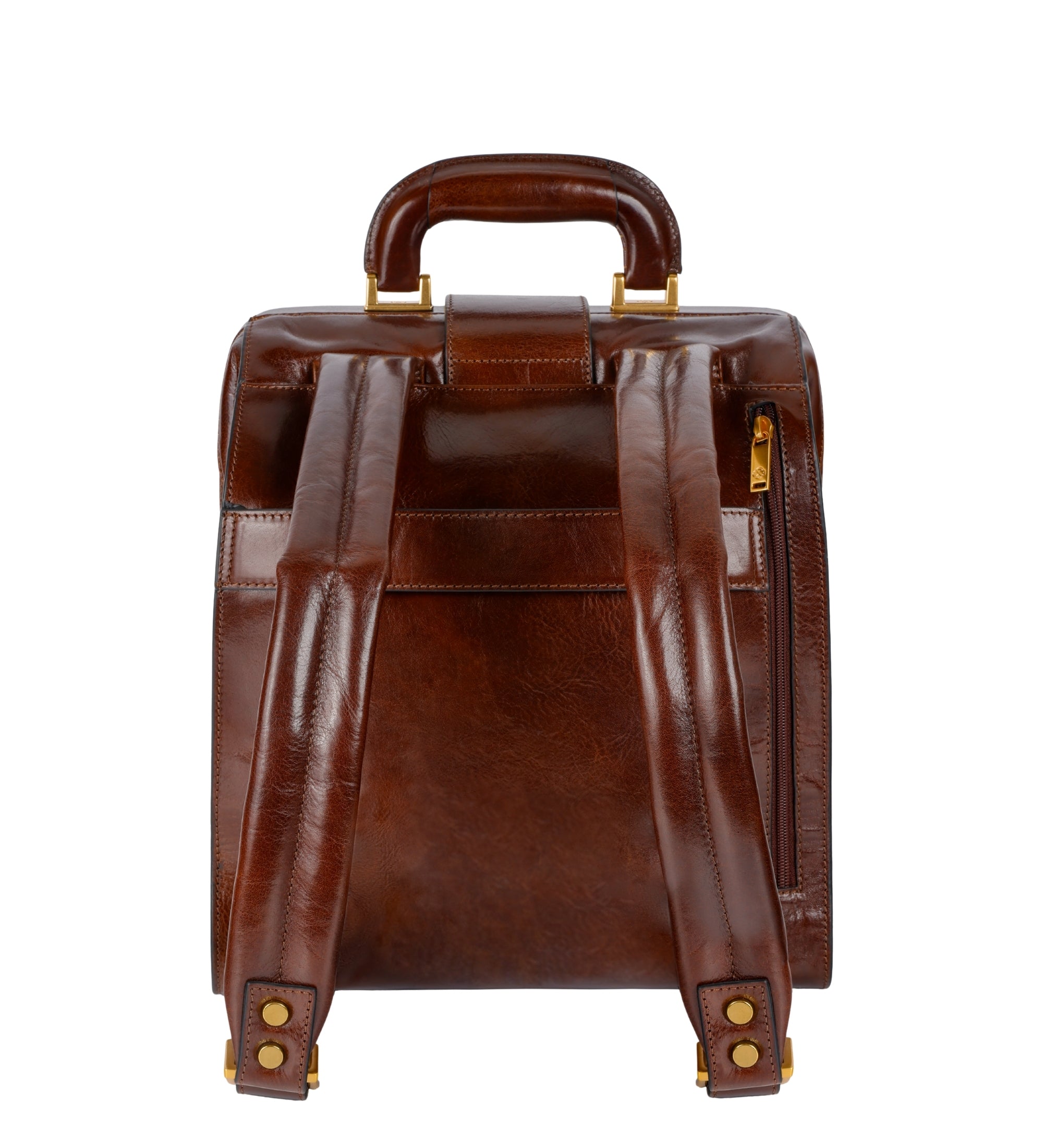 Rucksack aus Leder - A Brief Story of Time
