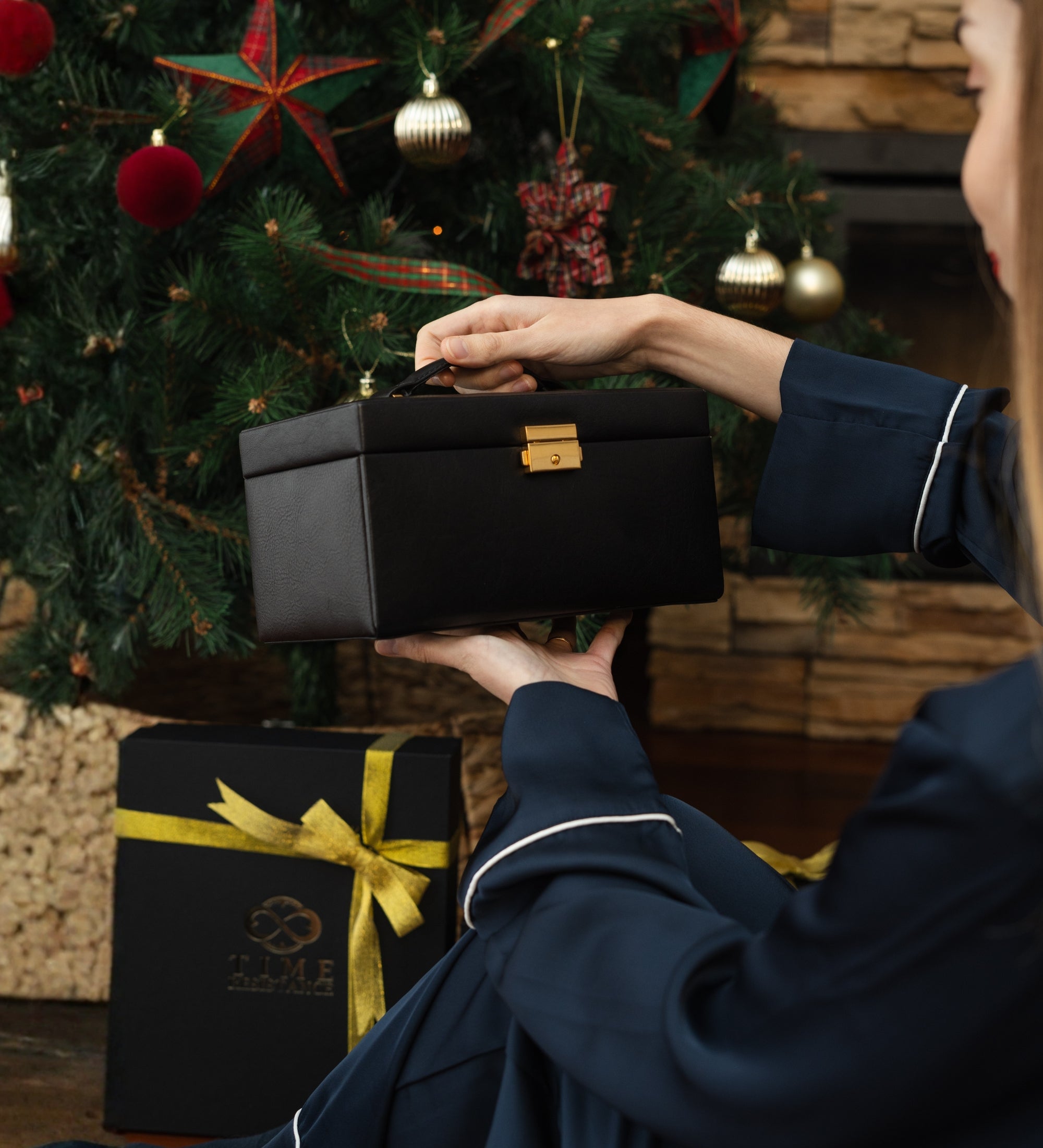 Schmuckkästchen aus Leder für Damen - Beloved