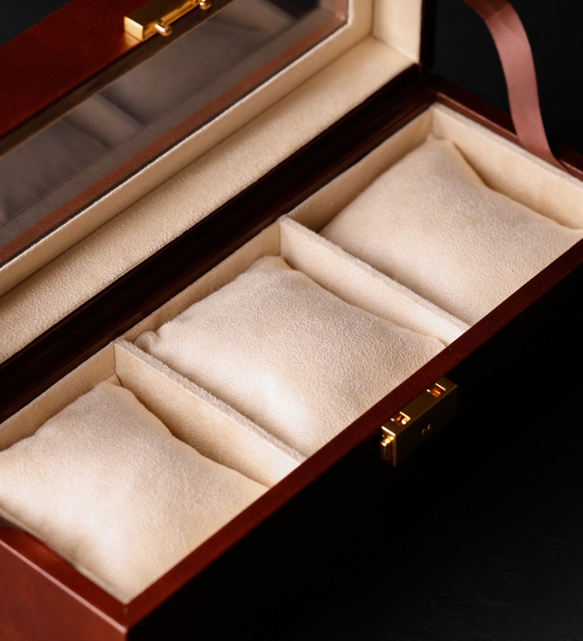 Uhrenbox aus Leder für Damen, Uhren-Organizer - Silence