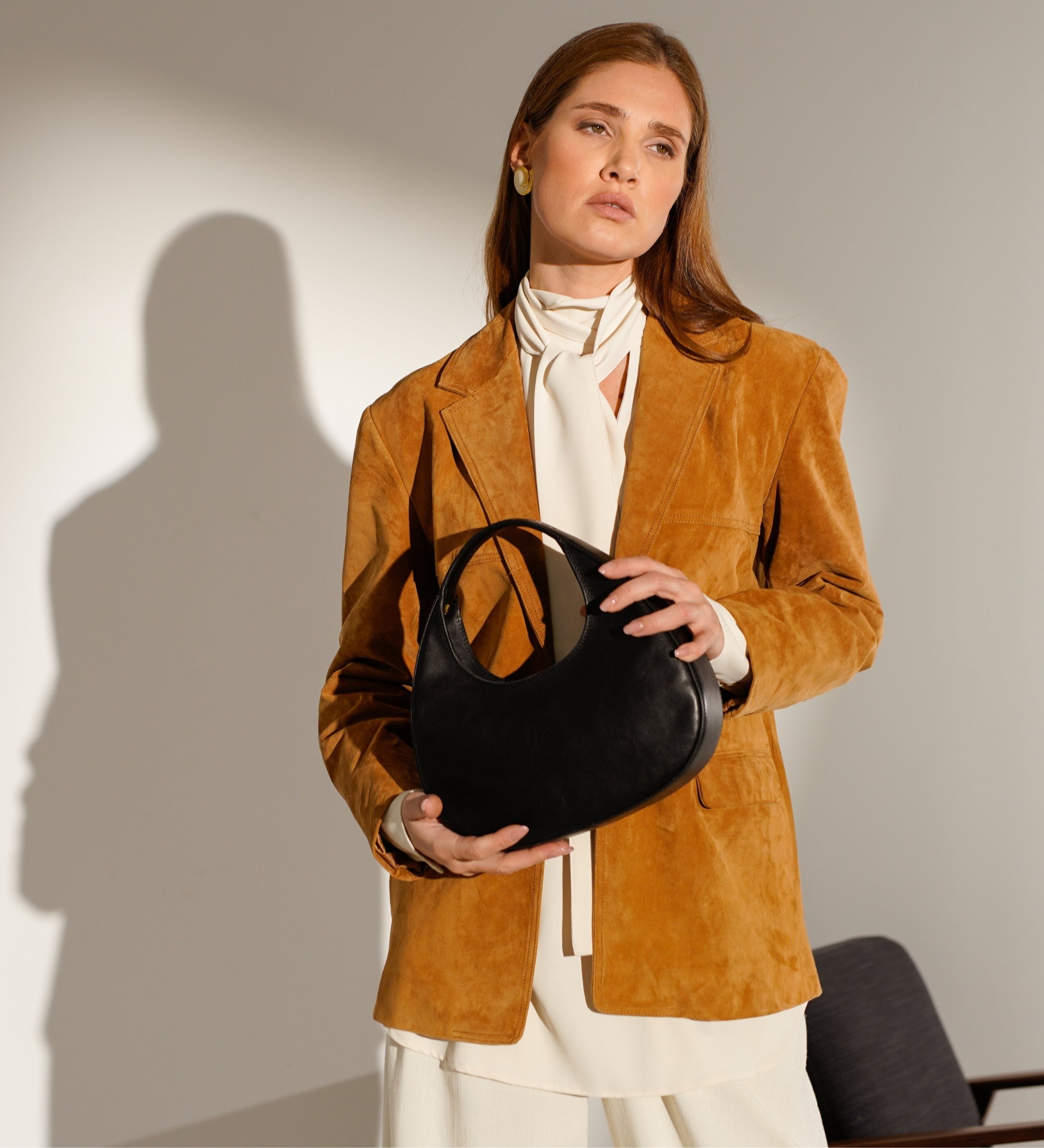 Moon Handtasche aus Leder für Damen - The Moonstone