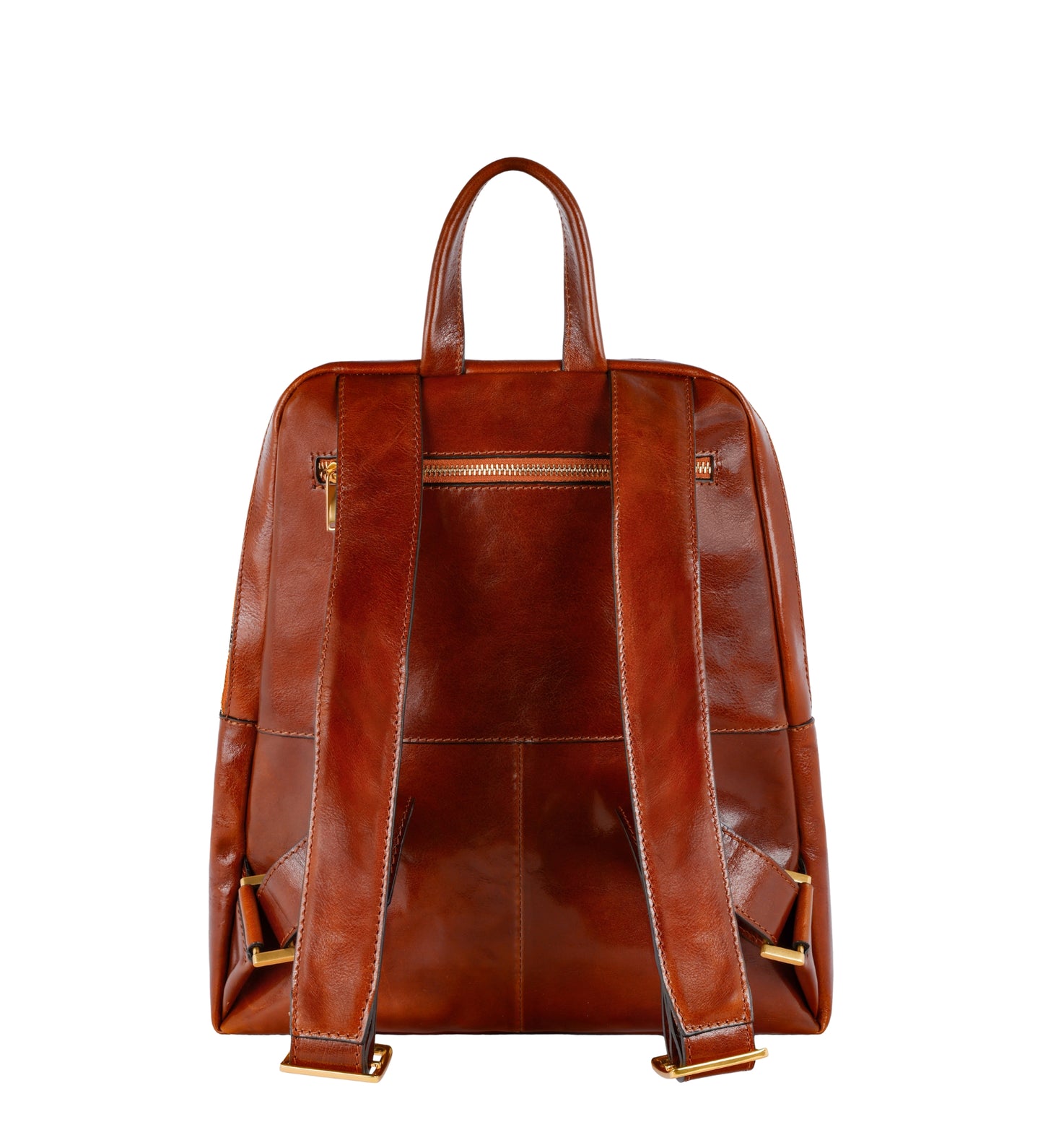 Rucksack aus Leder für Damen - A Bend in the River