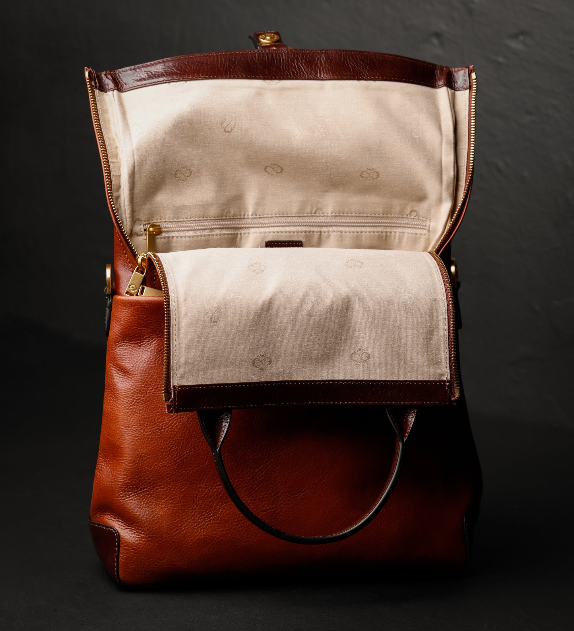 Multifunktionale Rucksack Schultertasche aus Leder für Damen – The Awakening