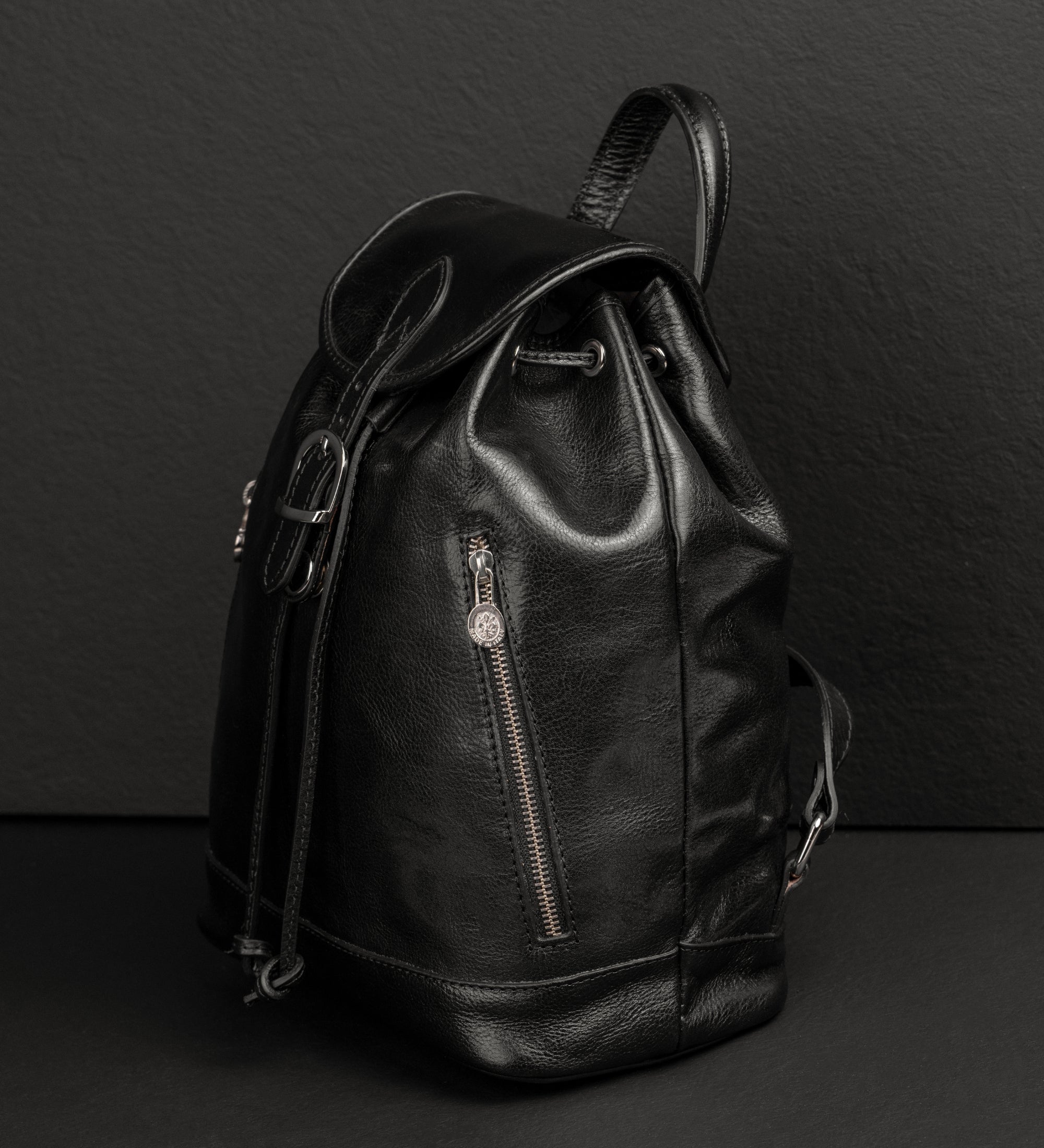 Rucksack aus Leder für Damen - White Noise