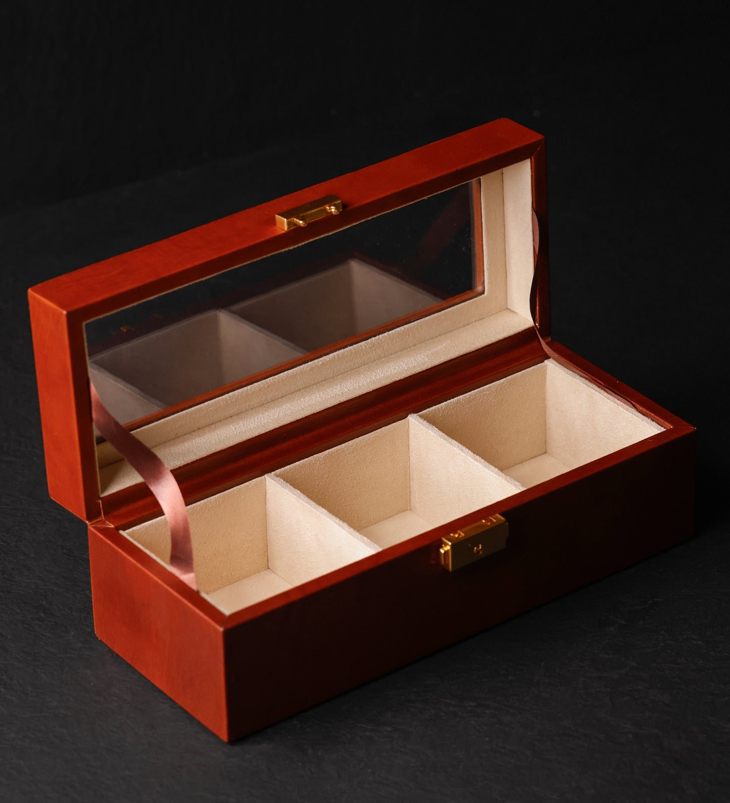 Uhrenbox aus Leder für Damen, Uhren-Organizer - Silence