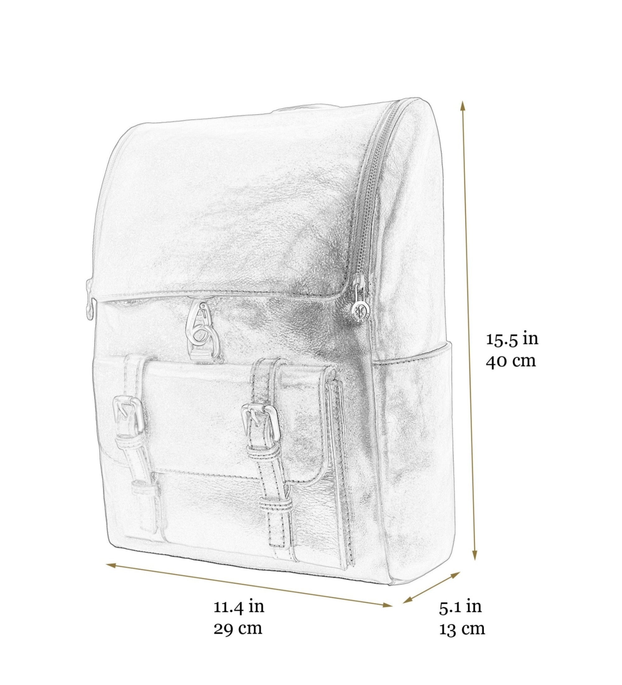 Großer Rucksack aus Leder für Damen - The Odyssey