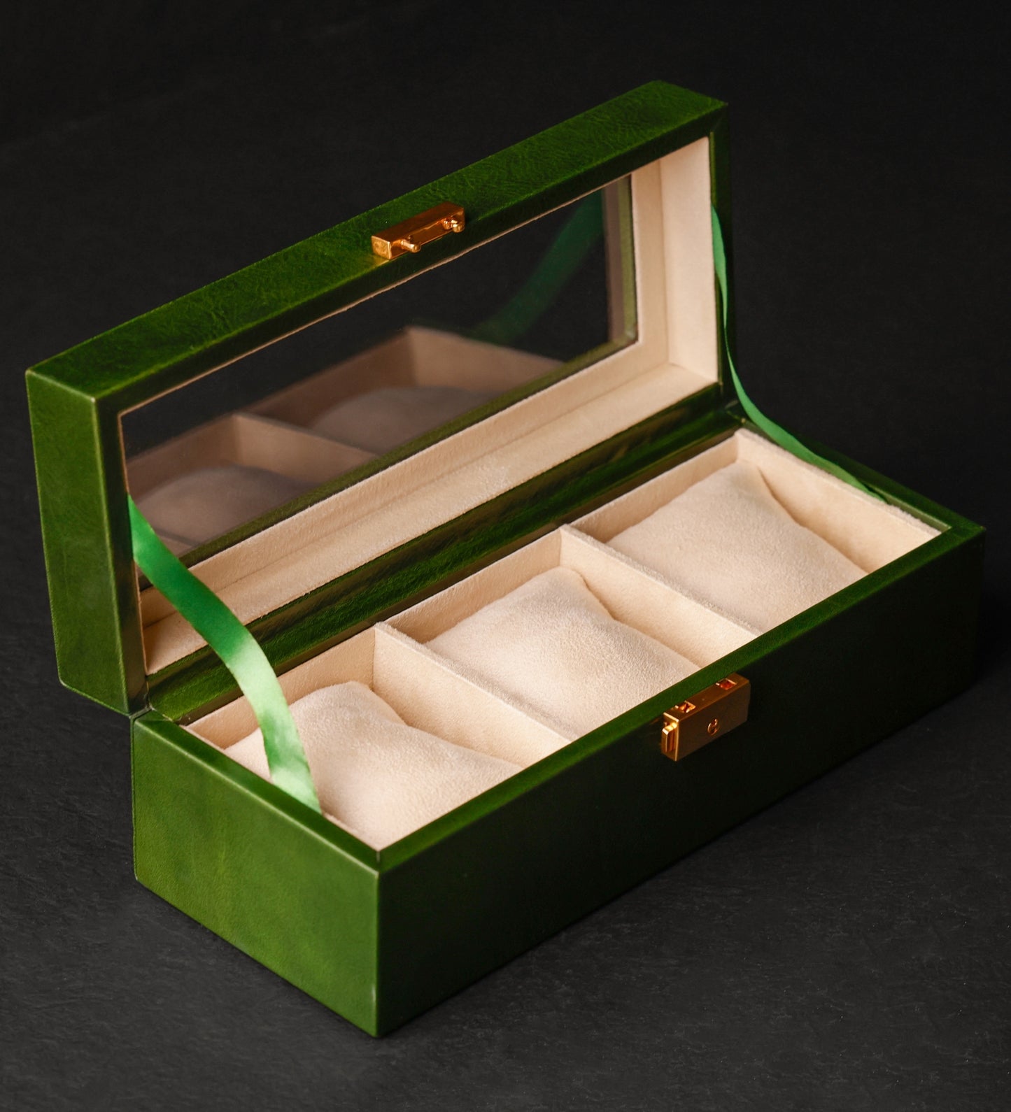 Uhrenbox aus Leder für Damen, Uhren-Organizer - Silence