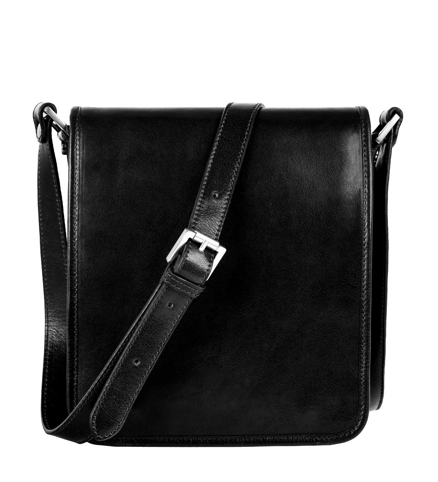 Kleine Kuriertasche aus Leder - On The Road