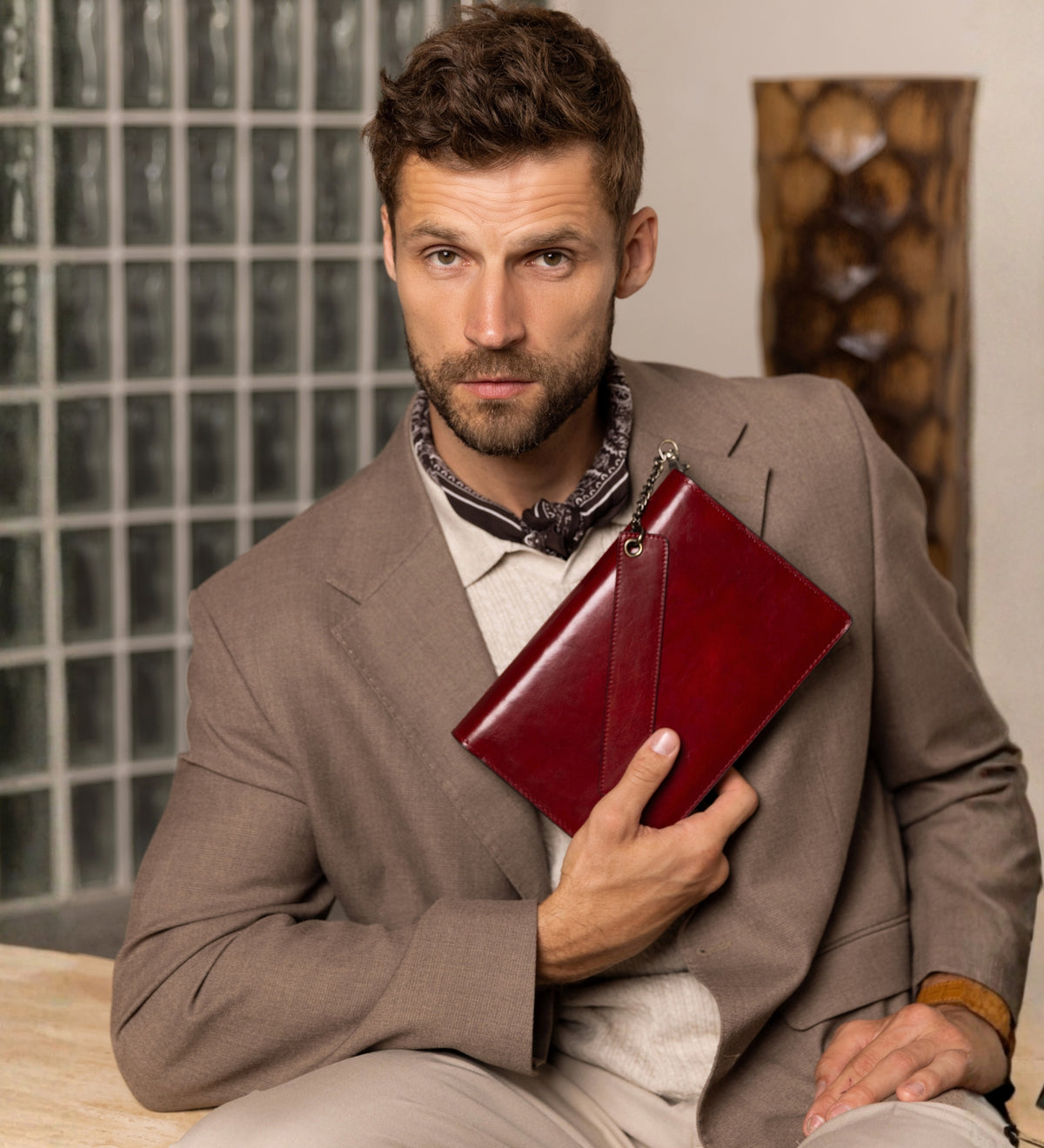 Tagebuch aus Leder mit nachfüllbarem A5-Notizblock - The Diary of a Nobody