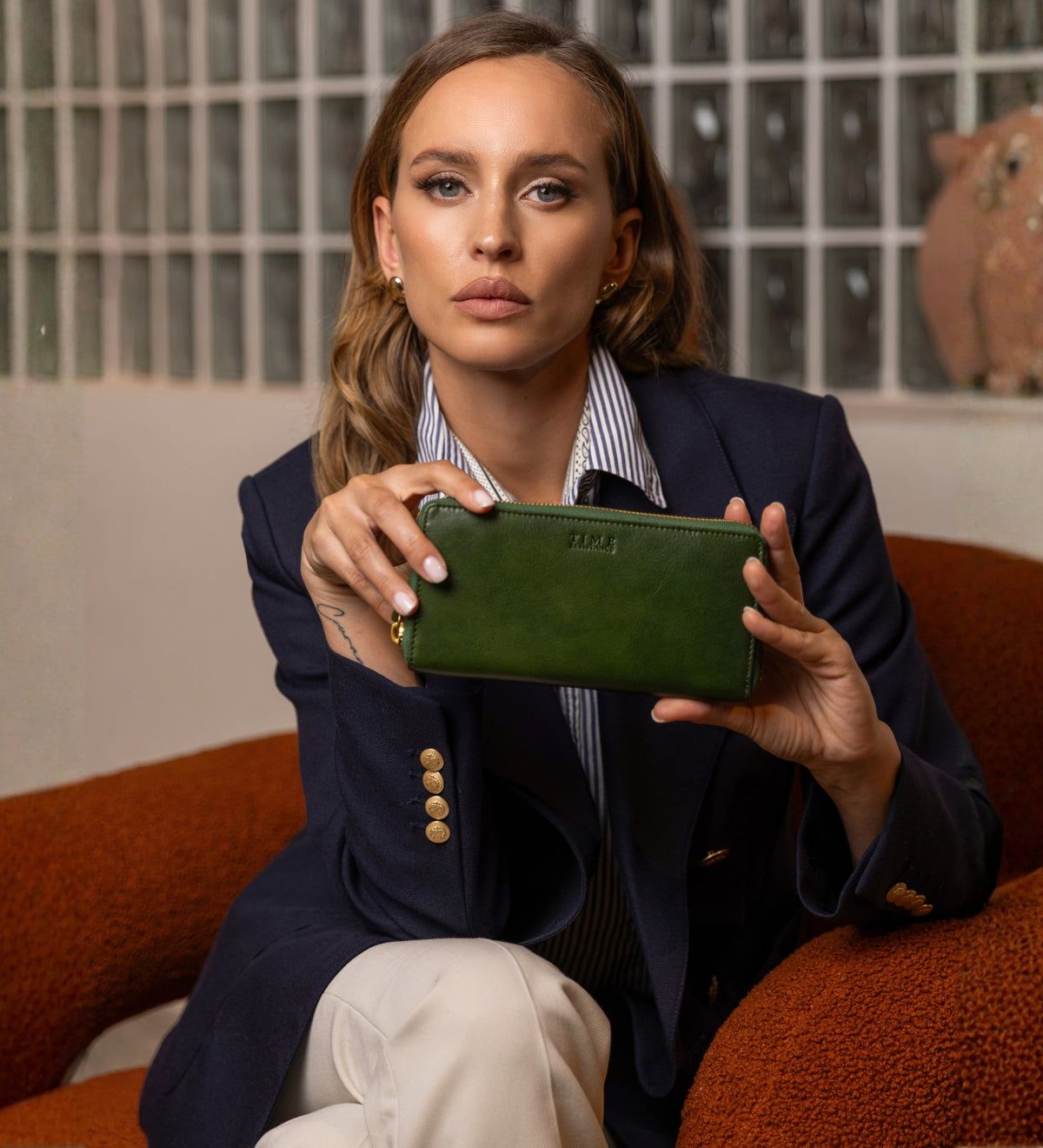 Damen Leder Kontinentalgeldbörse - Excellent Women