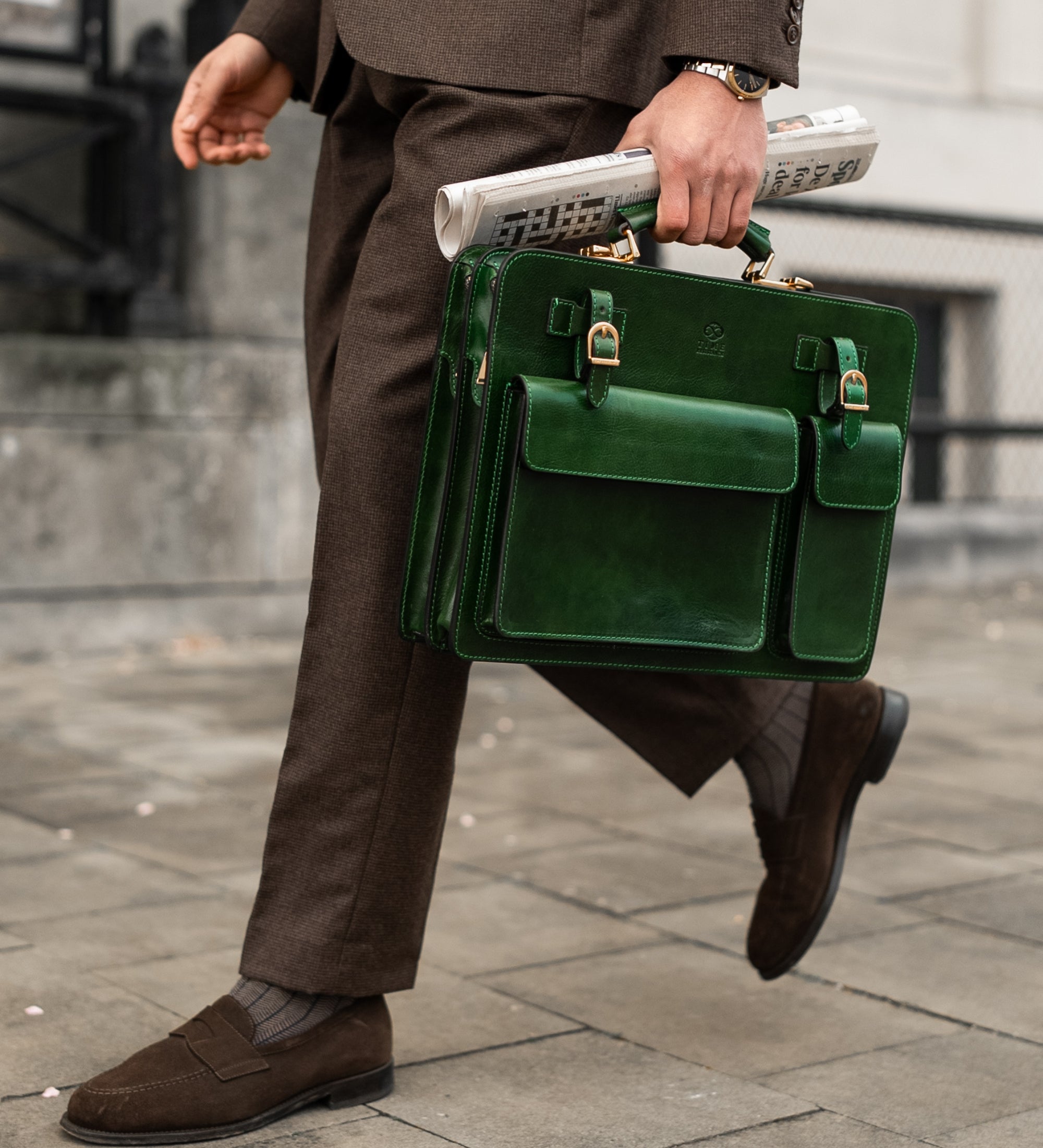 Umhängetasche Aktentasche aus Leder - The Prophet