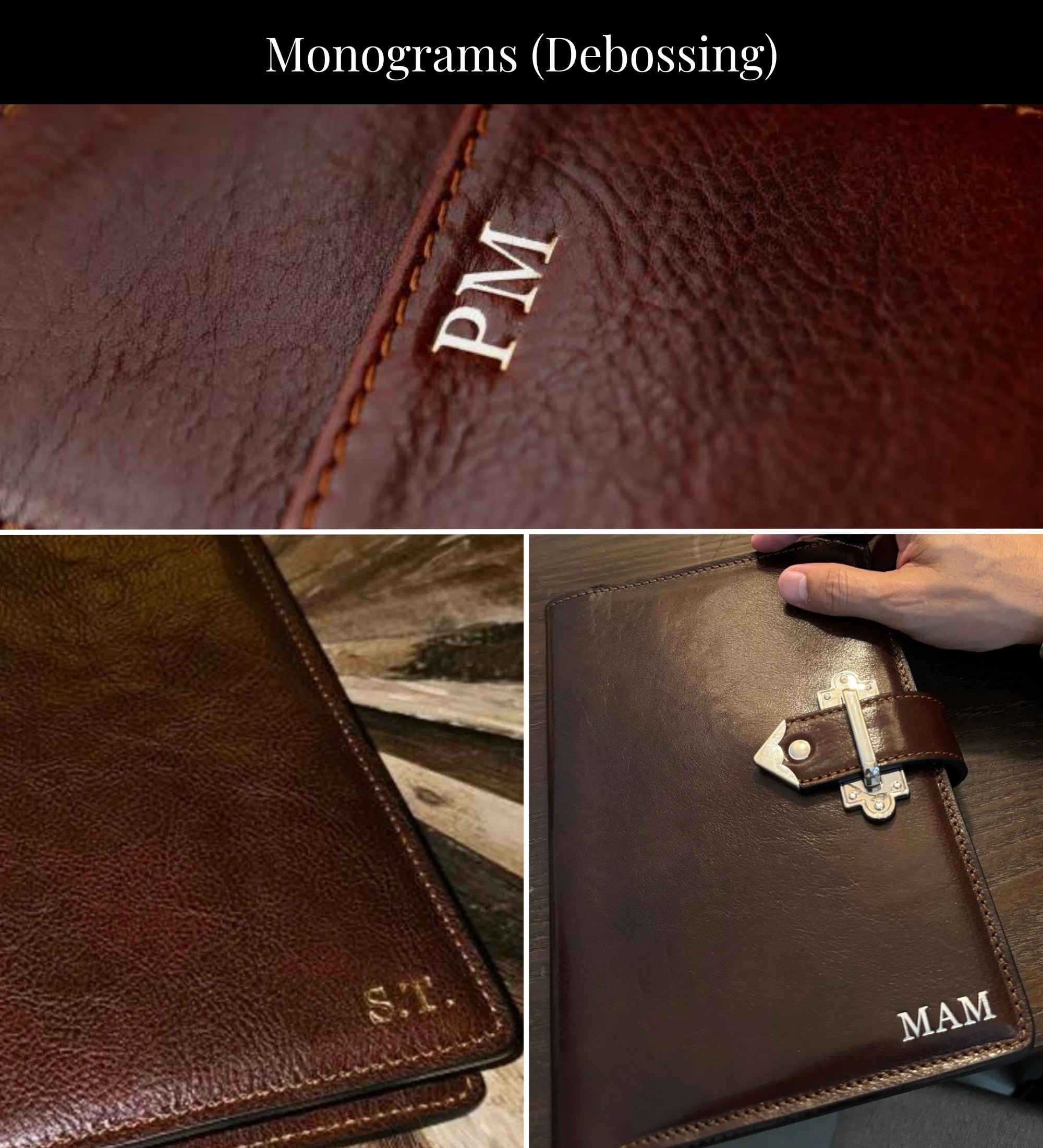 Monogramm-Prägeservice