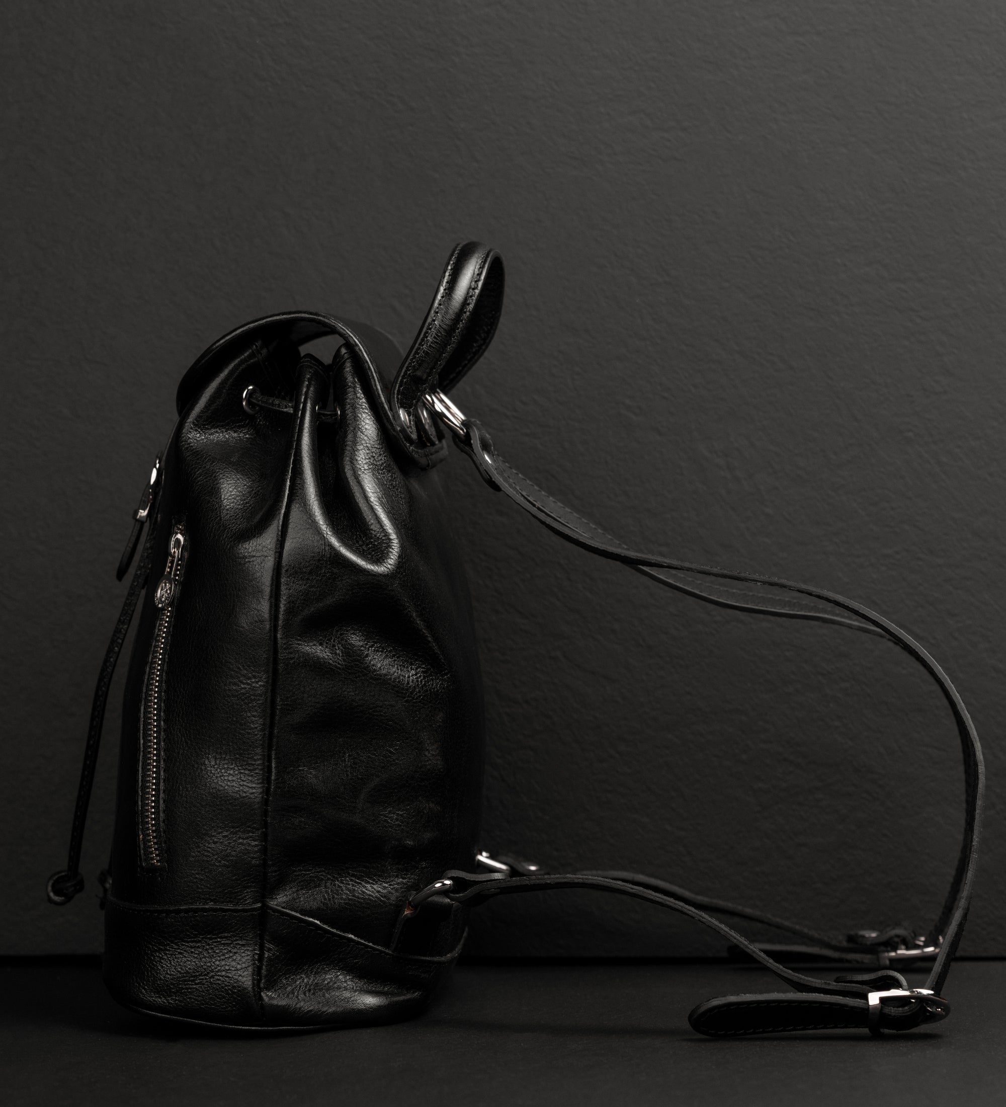 Rucksack aus Leder für Damen - White Noise