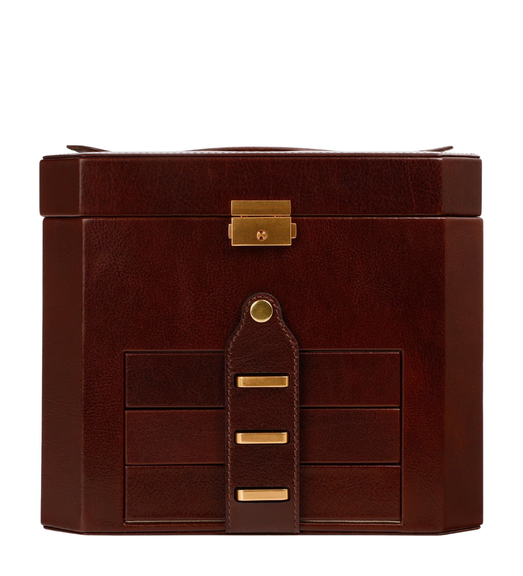 Große Schmuckkästchen aus Leder für Damen - A Handful of Dust