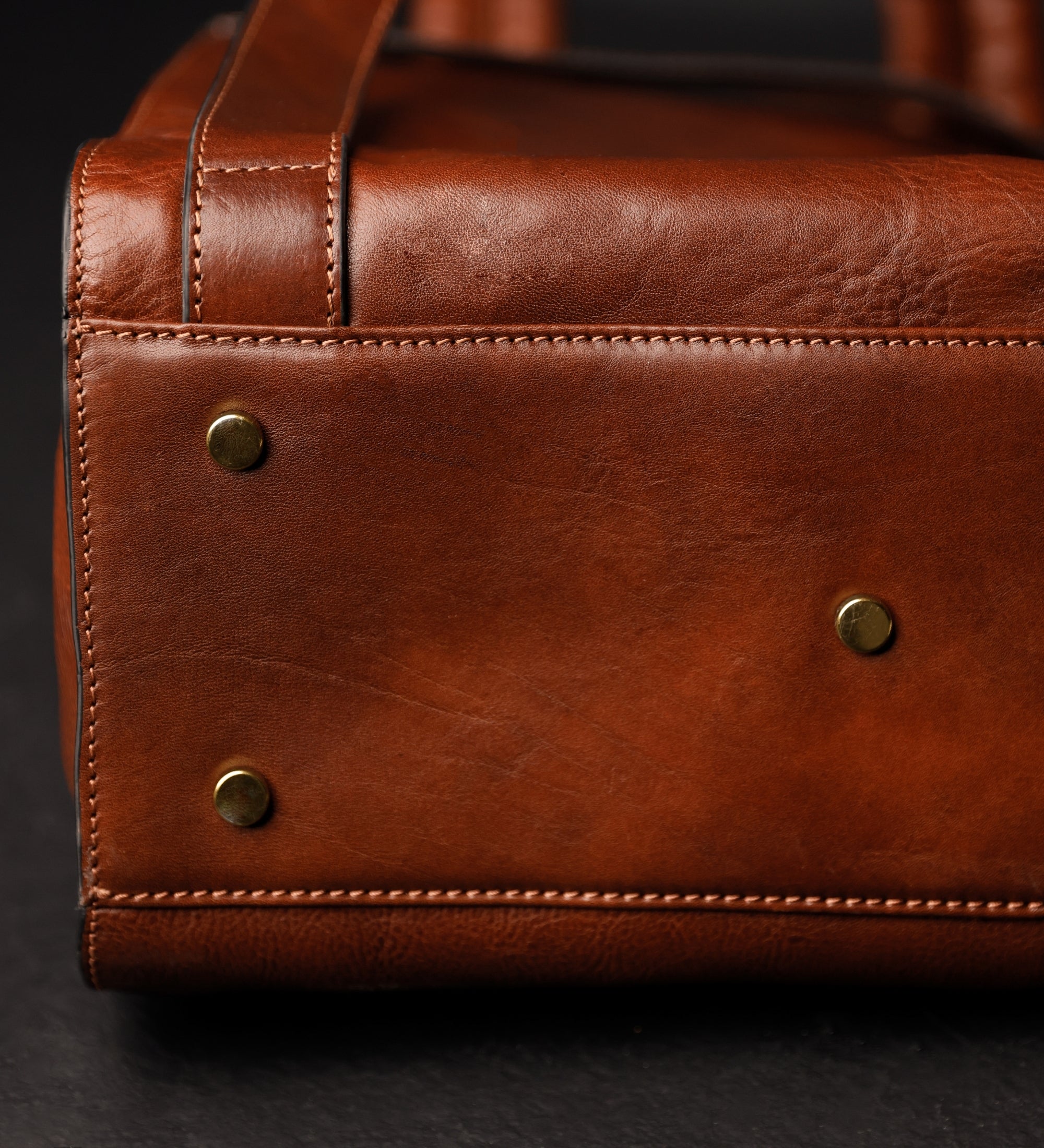 Rucksack aus Leder - A Brief Story of Time