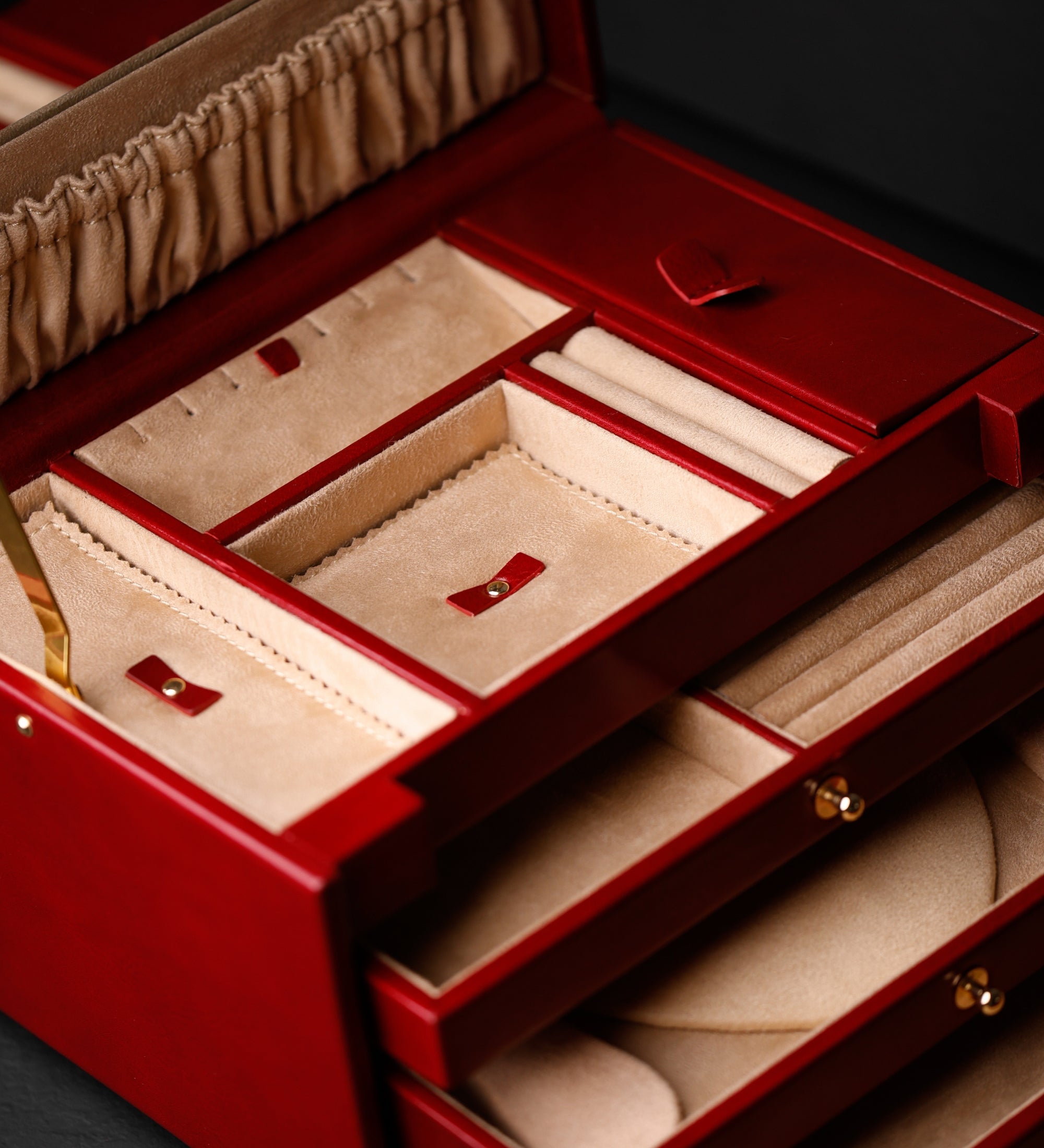 Großes Schmuckkästchen aus Leder für Damen - The Portrait of a Lady