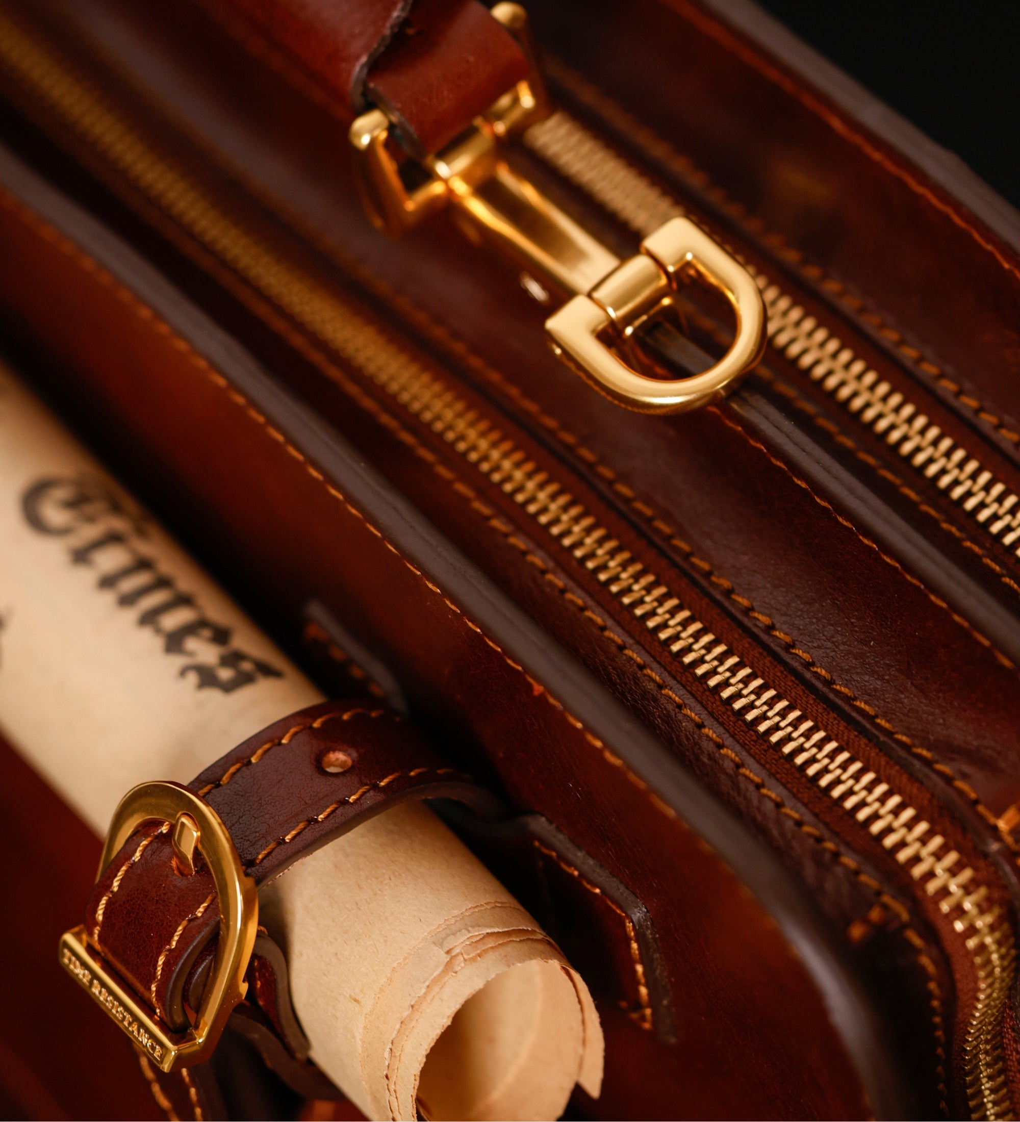 Umhängetasche Aktentasche aus Leder - The Prophet