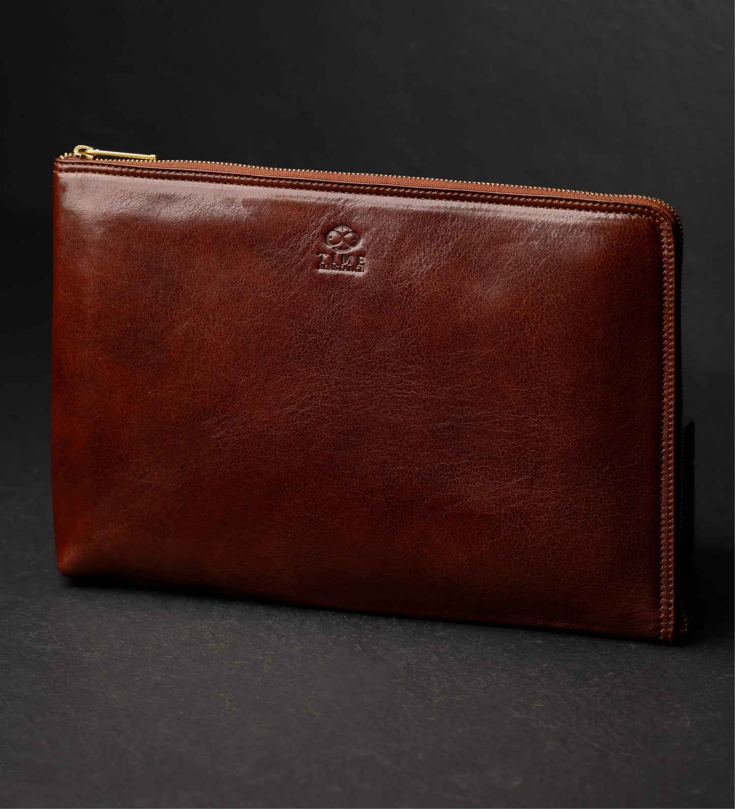 Große Clutch für Herren aus Leder - The Brothers Karamazov