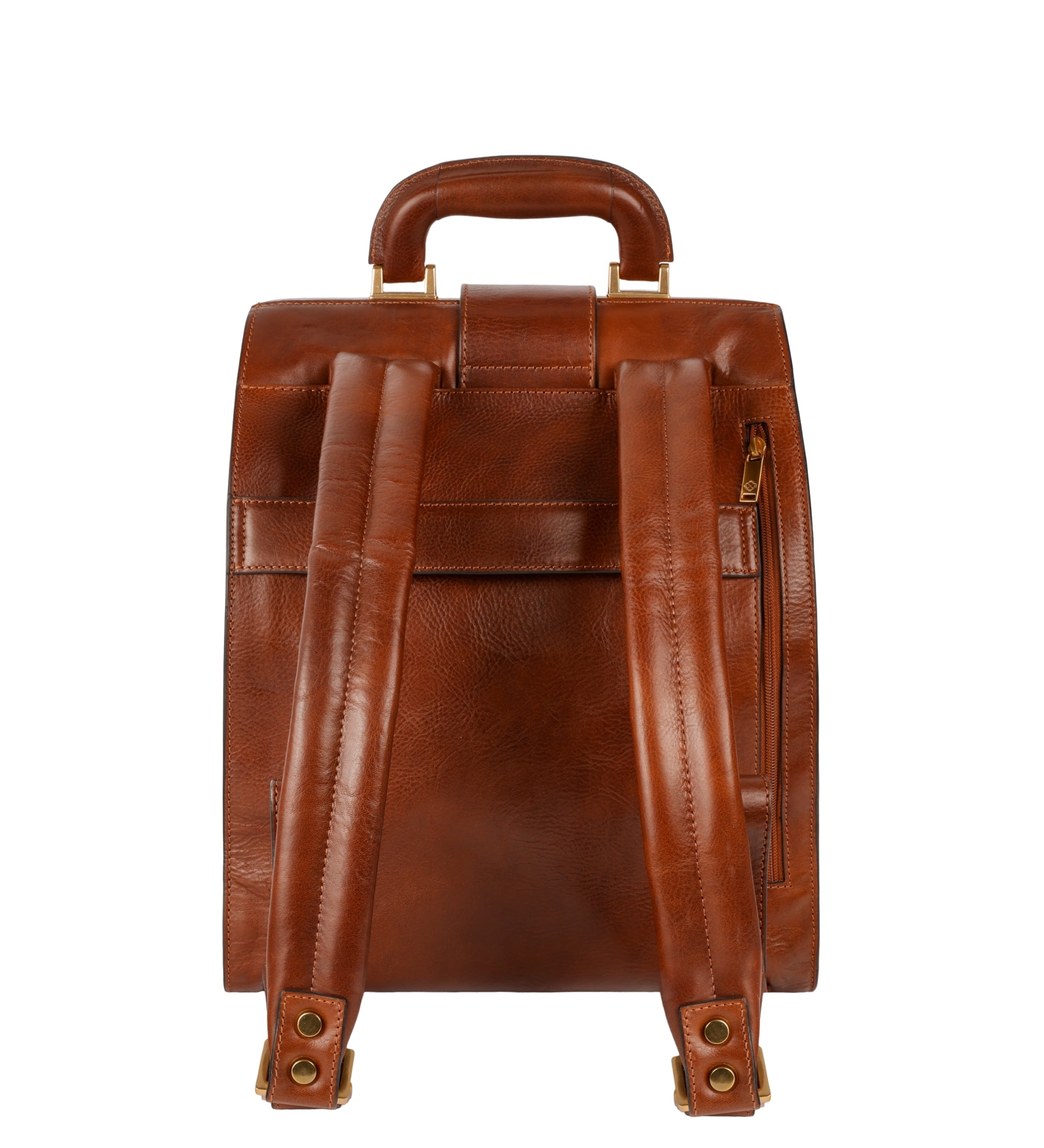 Rucksack aus Leder - A Brief Story of Time