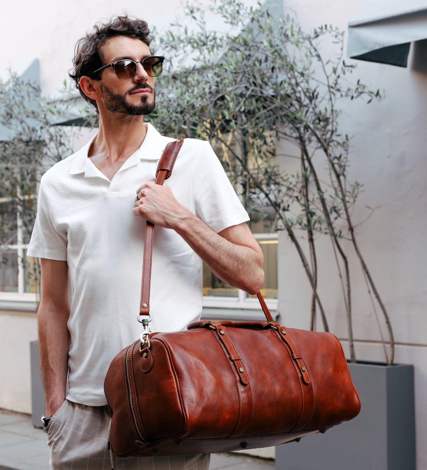 Reisetasche aus Leder Weekender - Song of Solomon