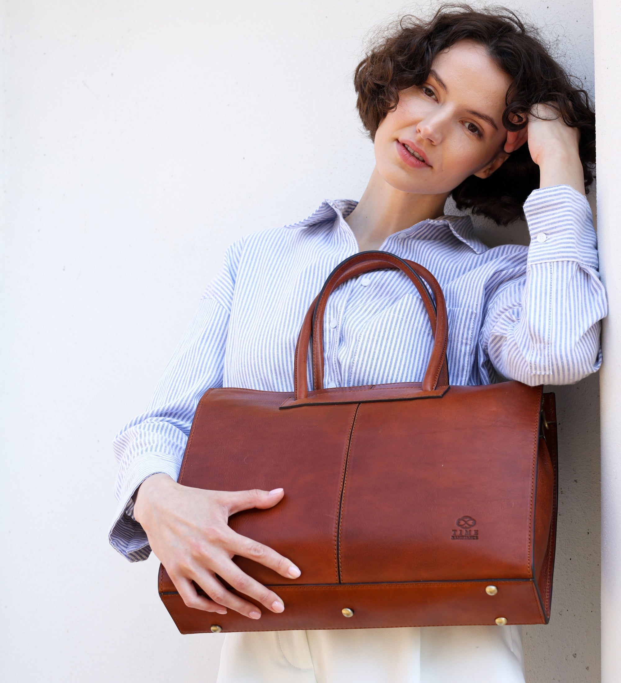 Damen Handtasche Tragetasche Schultertasche aus Leder - Anna Karenina