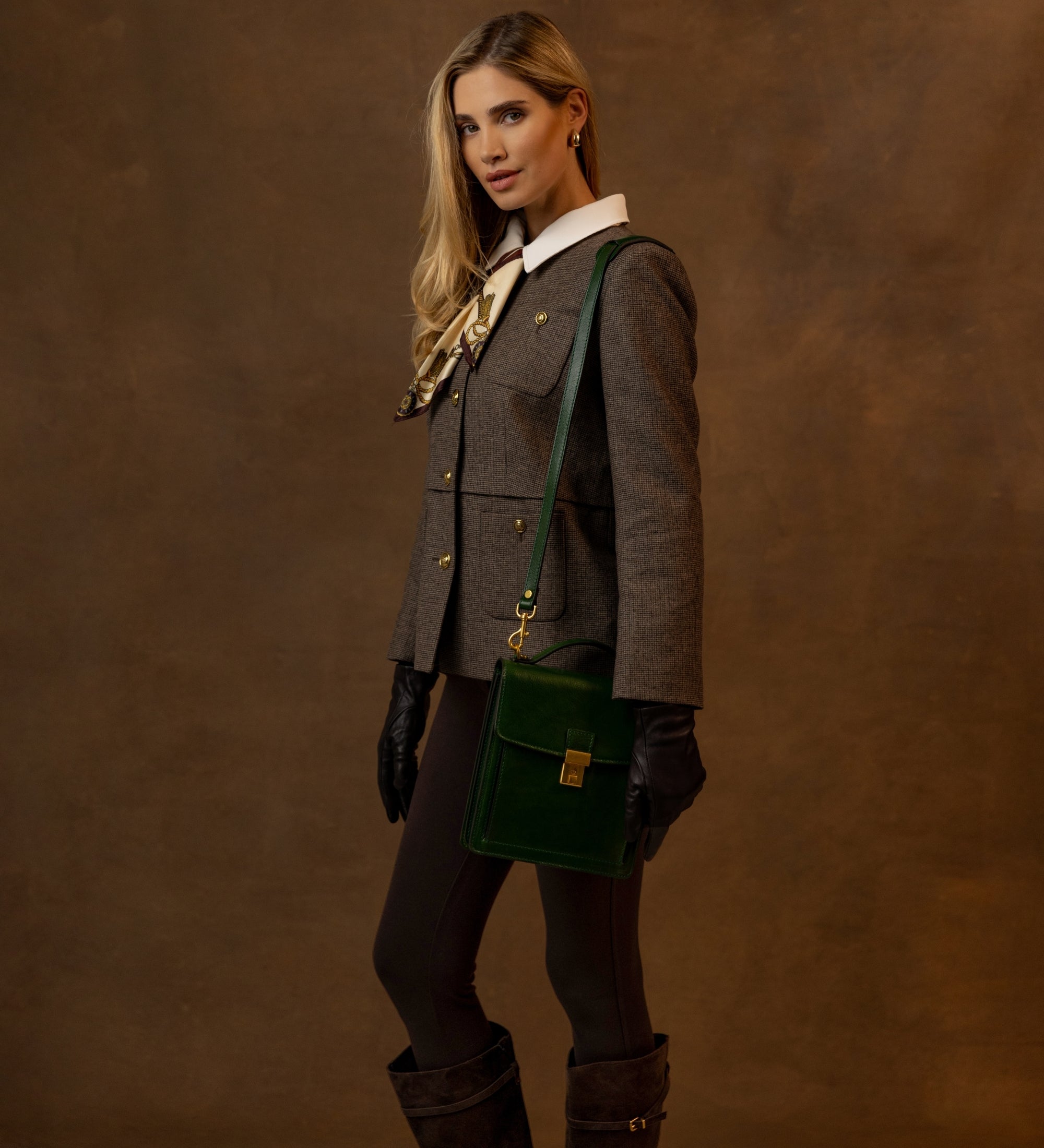 Kleine Aktentasche aus Leder für Damen - Walden